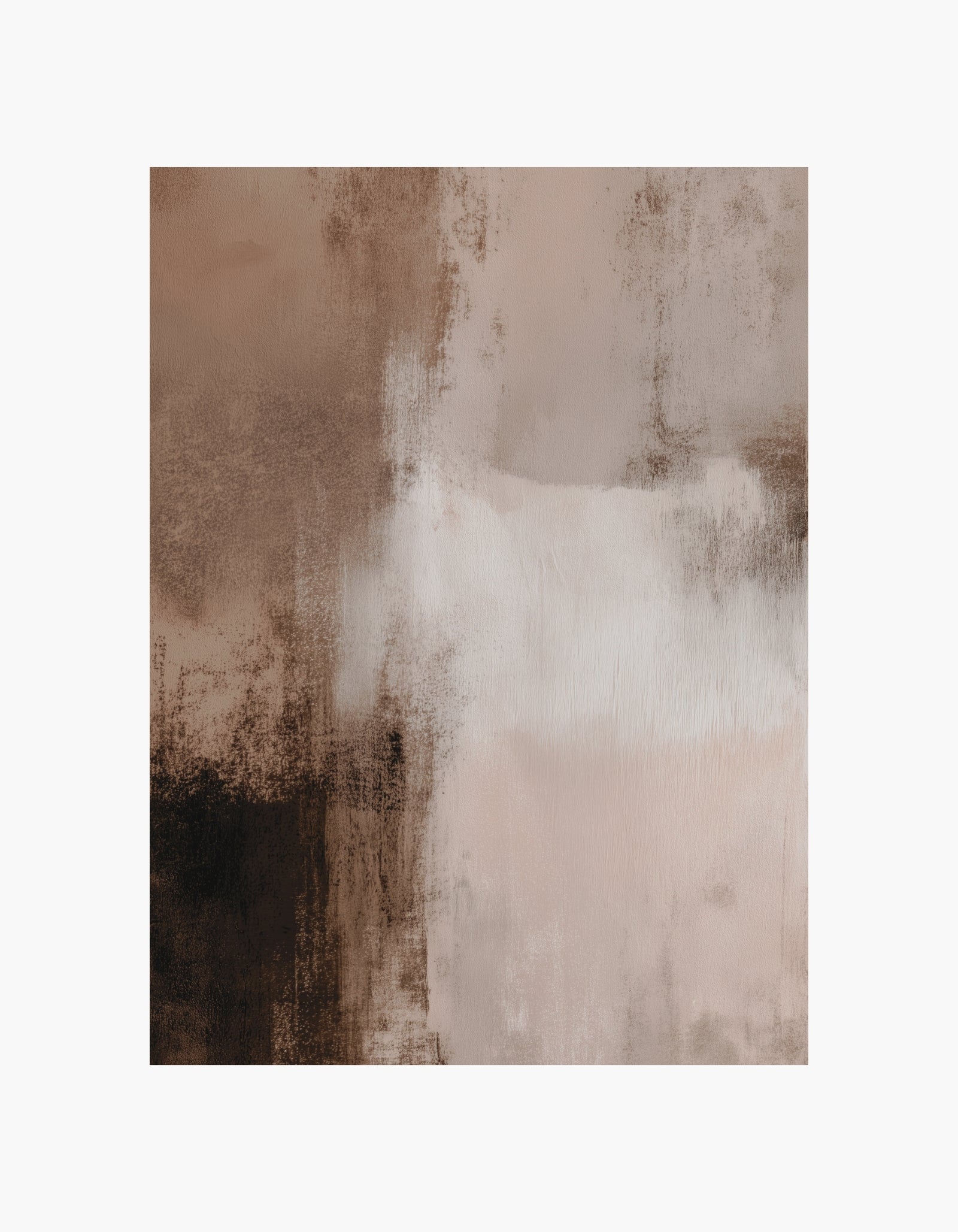 Abstrakt plakat med blød jord