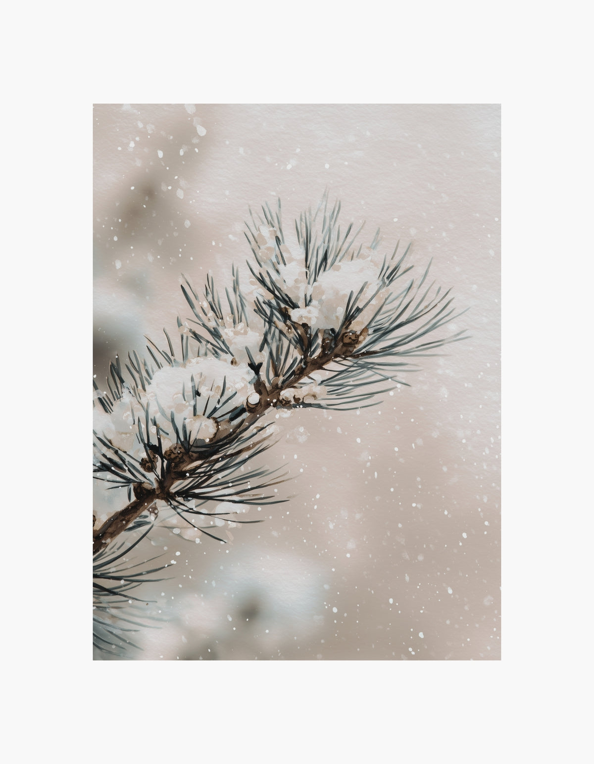 Pine Branch Plakat