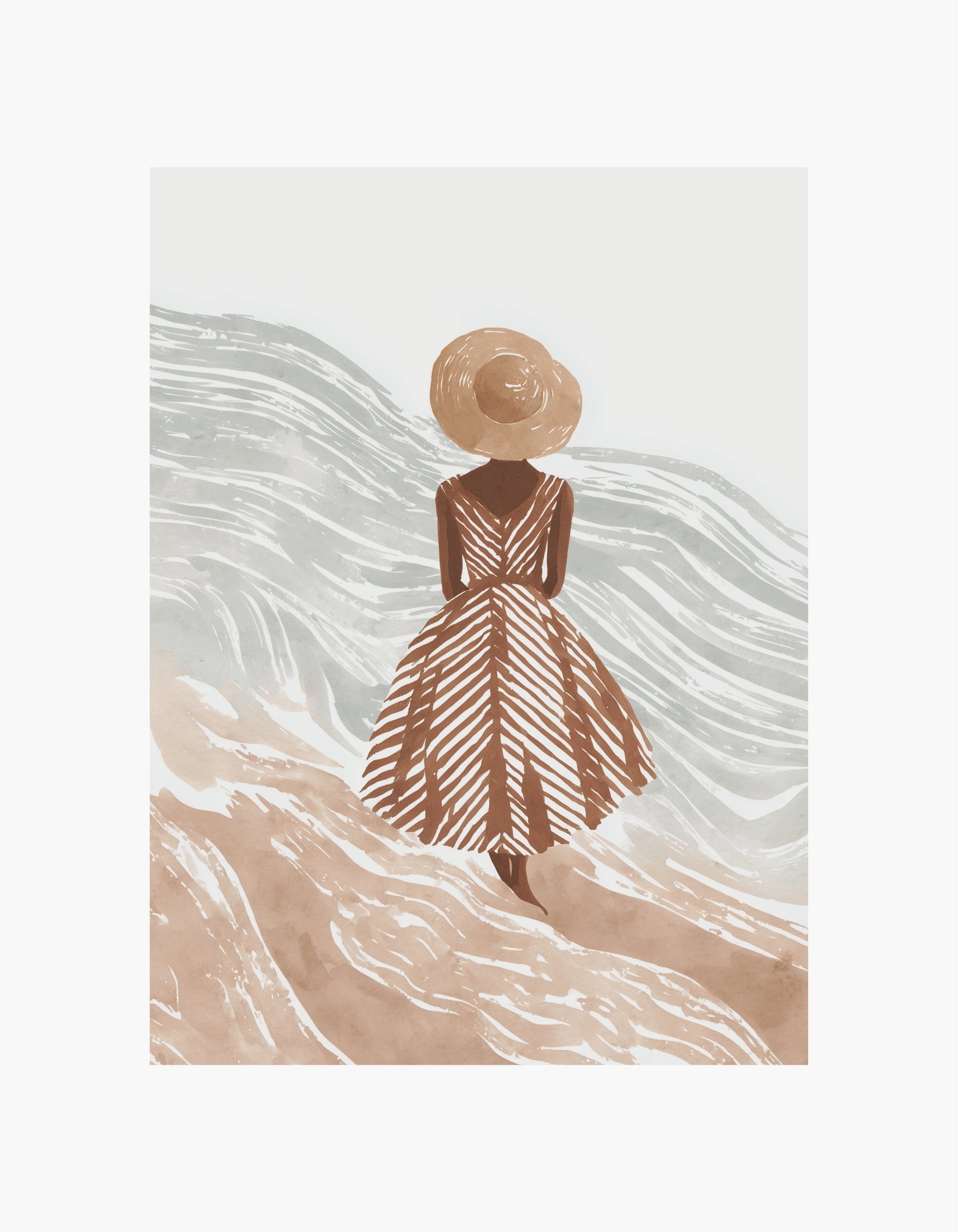Beach Woman-plakat