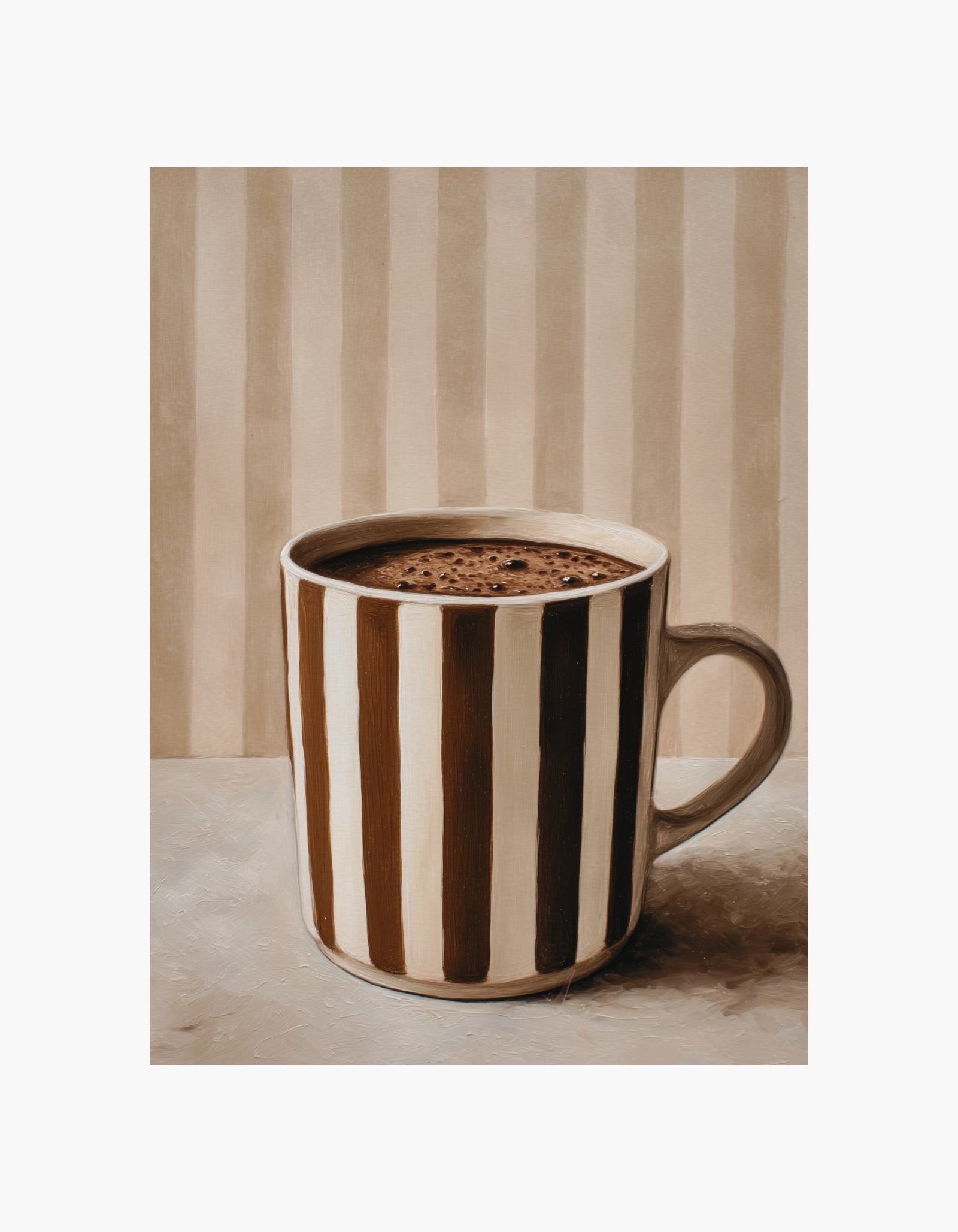 Plakat med varm chokolade