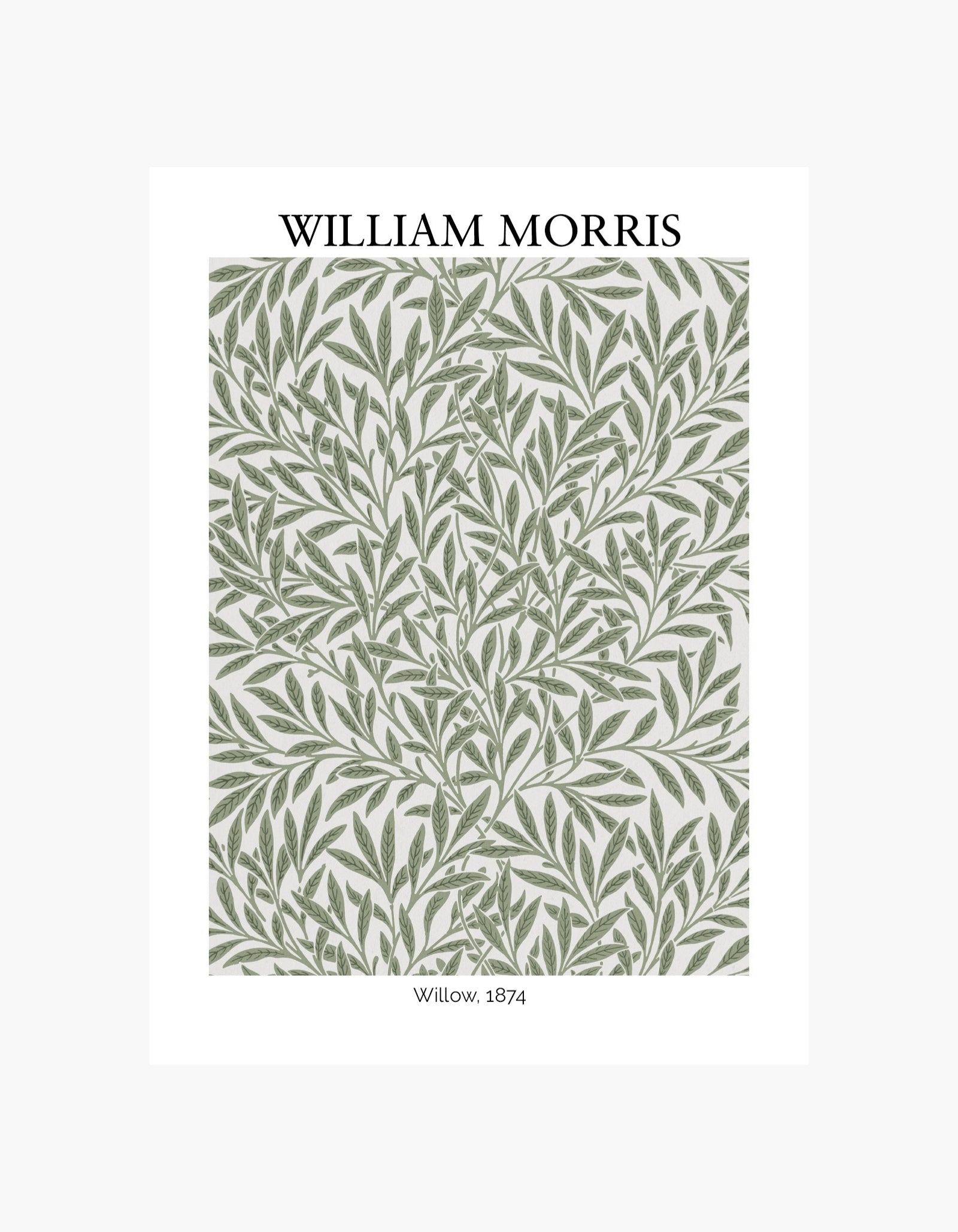 William Morris Willow 1874 Plakat