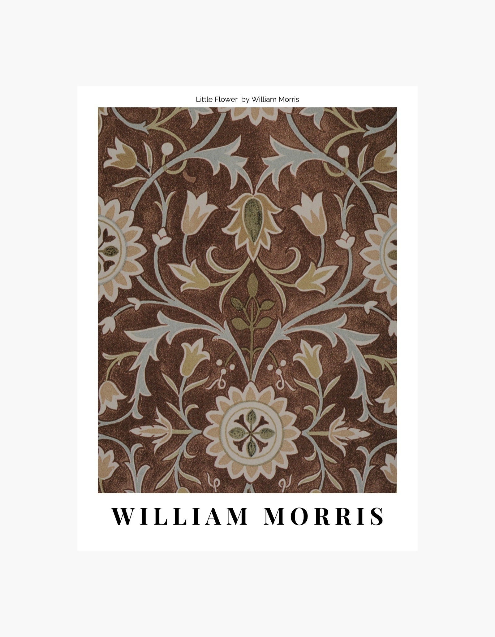 William Morris' lille blomsterplakat
