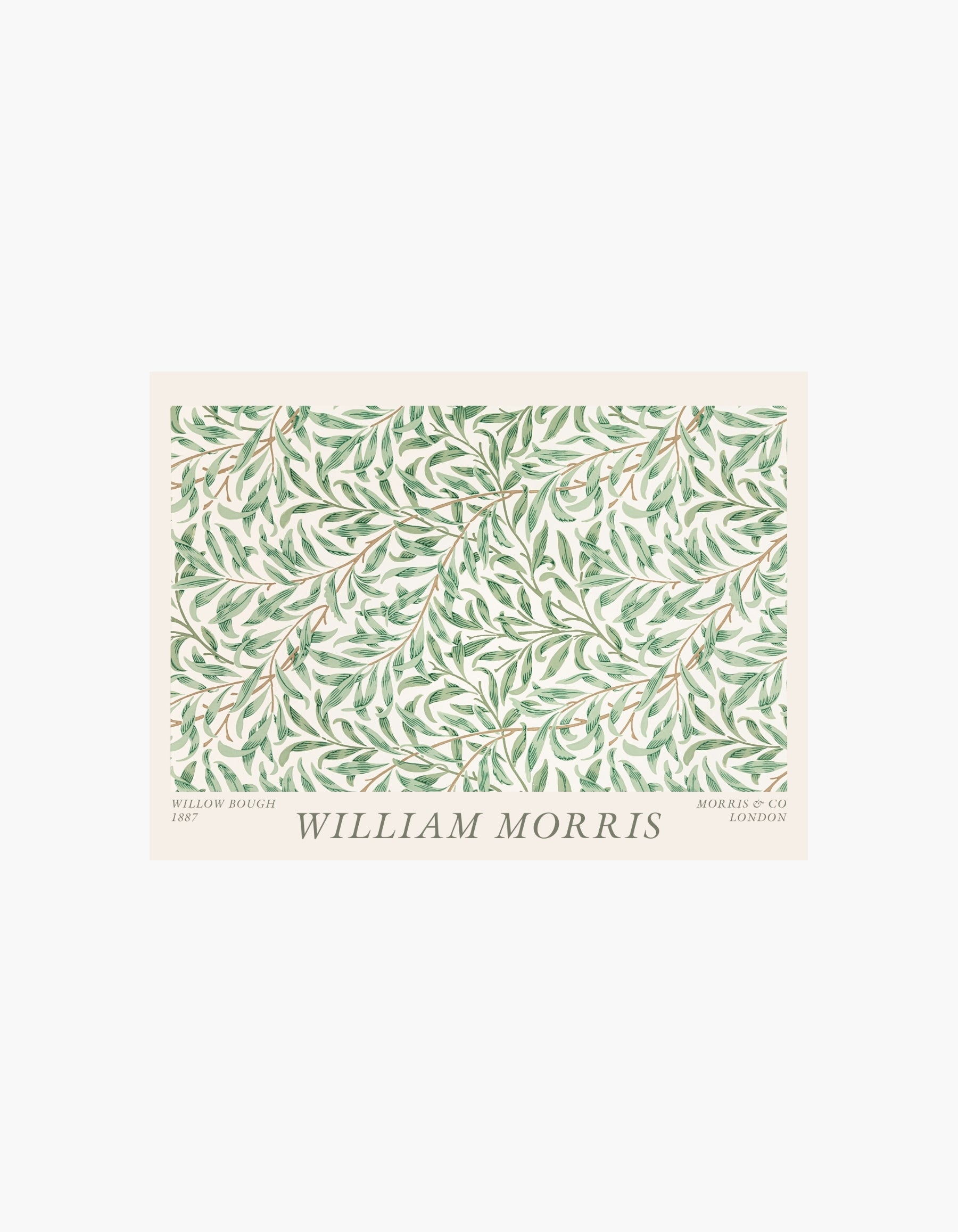 William Morris Willow Green Plakat