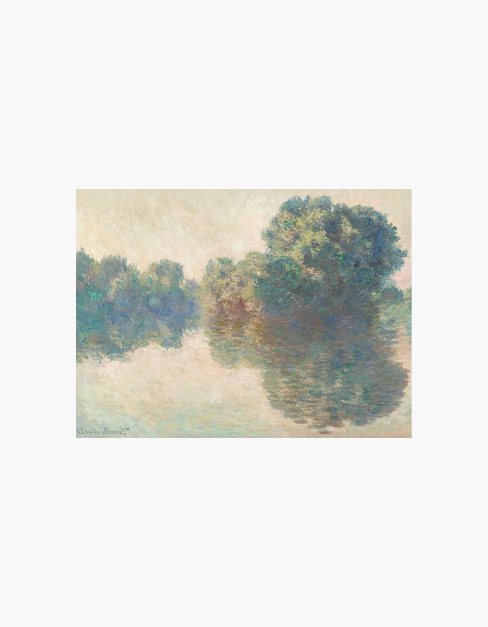 Monet Reflections on the Water Plakat