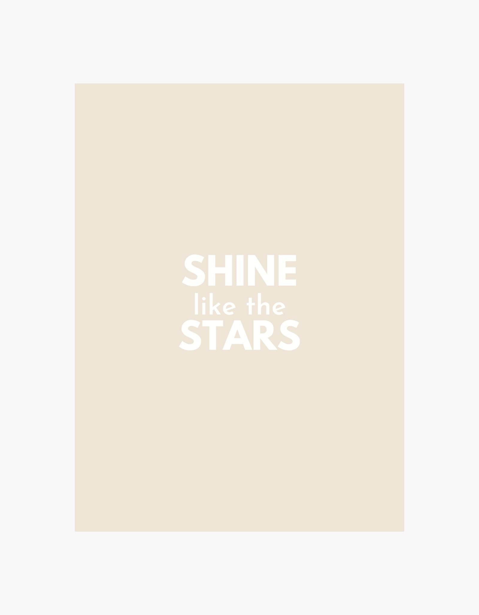 Shine Like the Stars Plakat