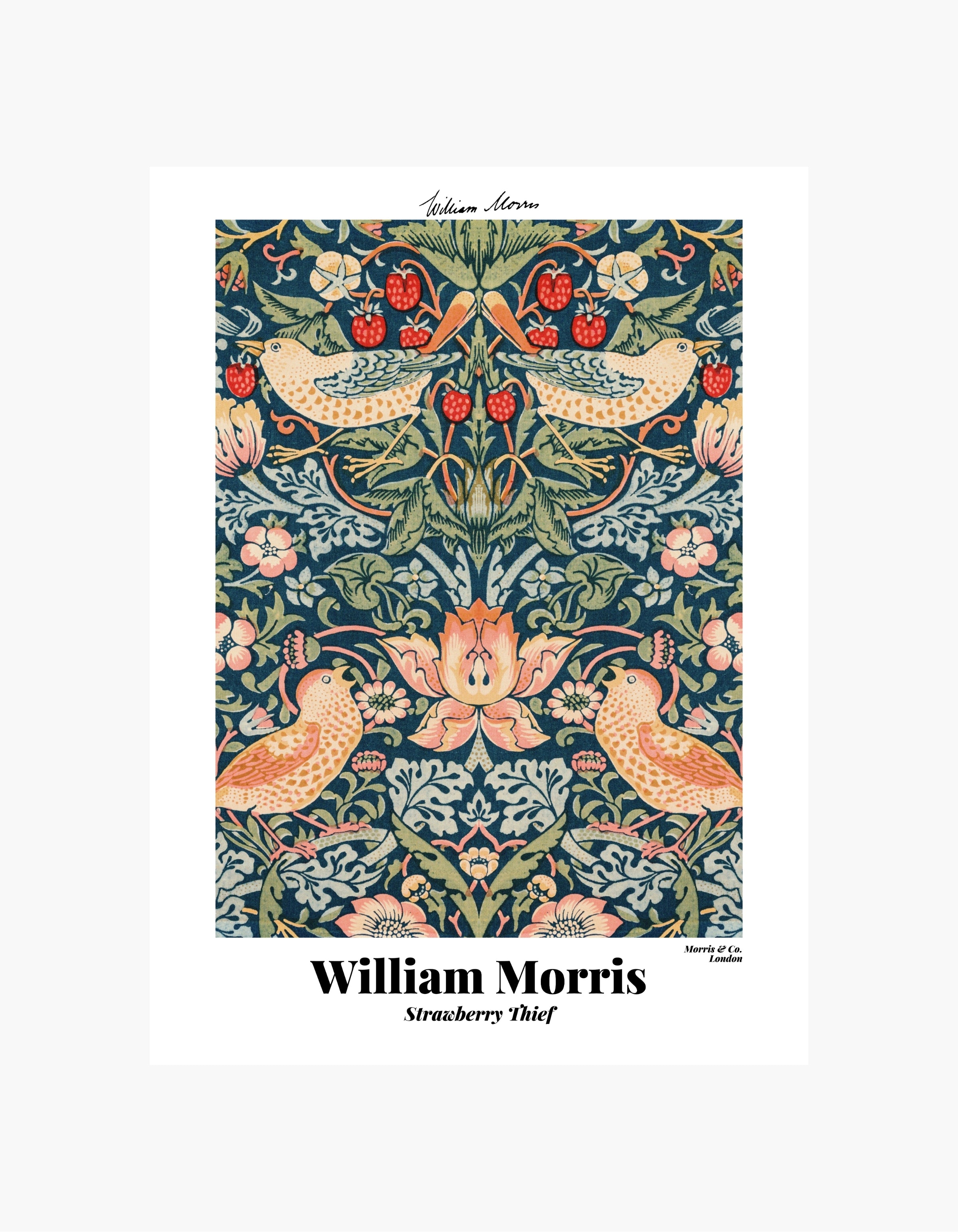 William Morris Strawberry Thief plakat