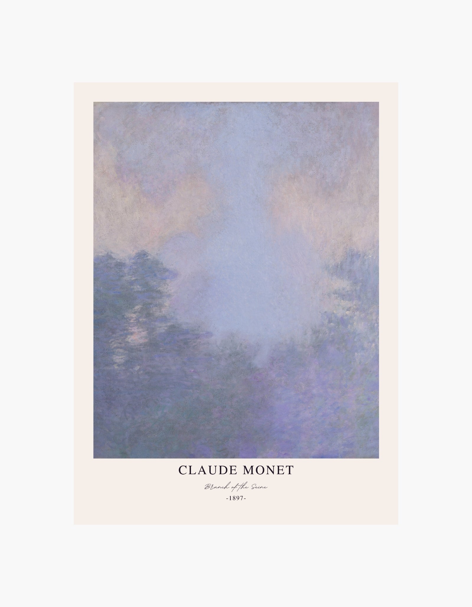 Monet-gren af Seinen-plakat