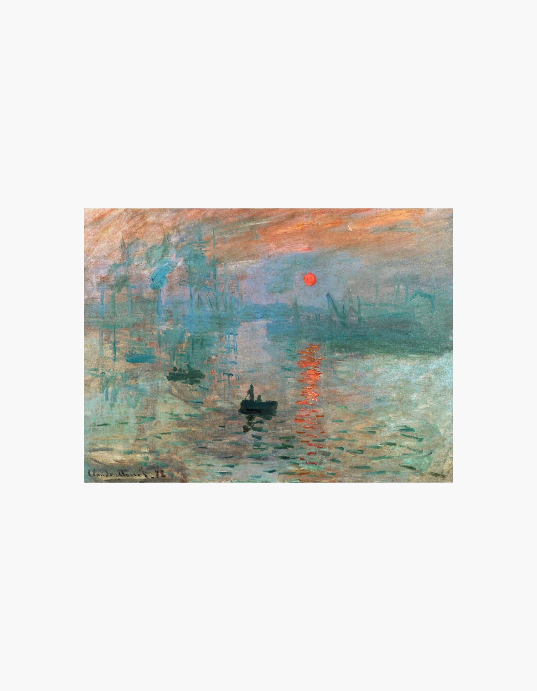 Monet Impression, solopgangsplakat