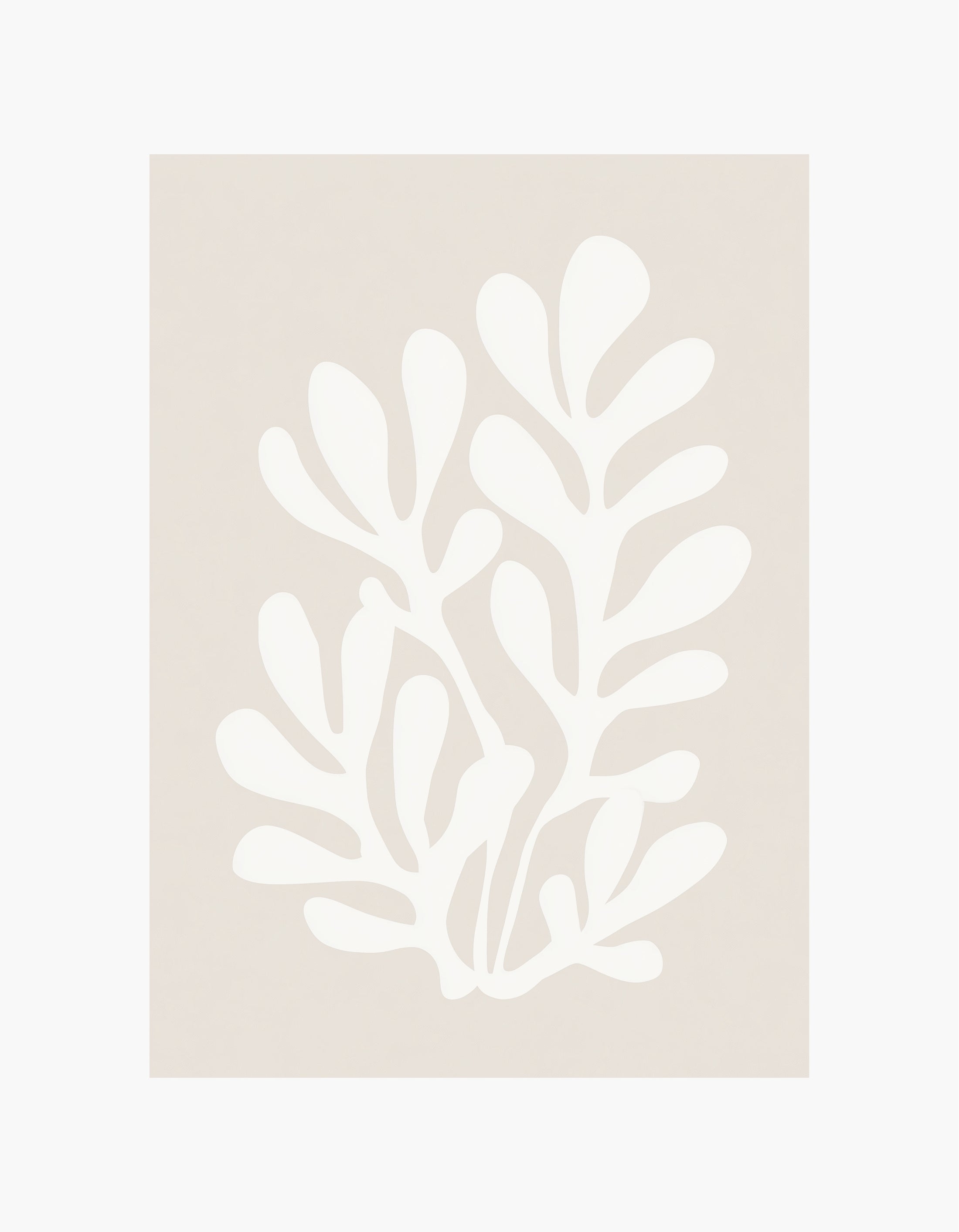 Blød botanisk plakat