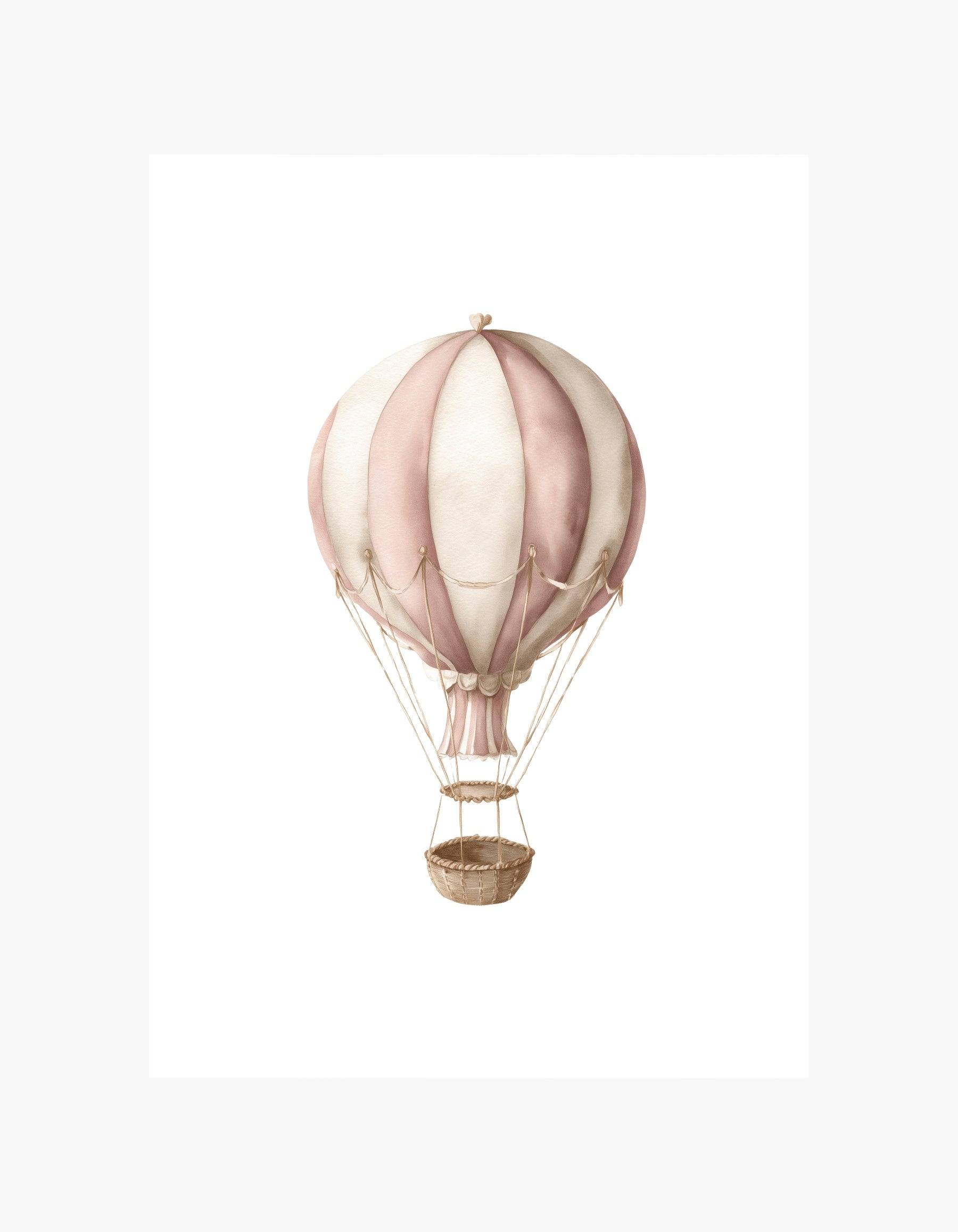 Plakat med blød luftballon