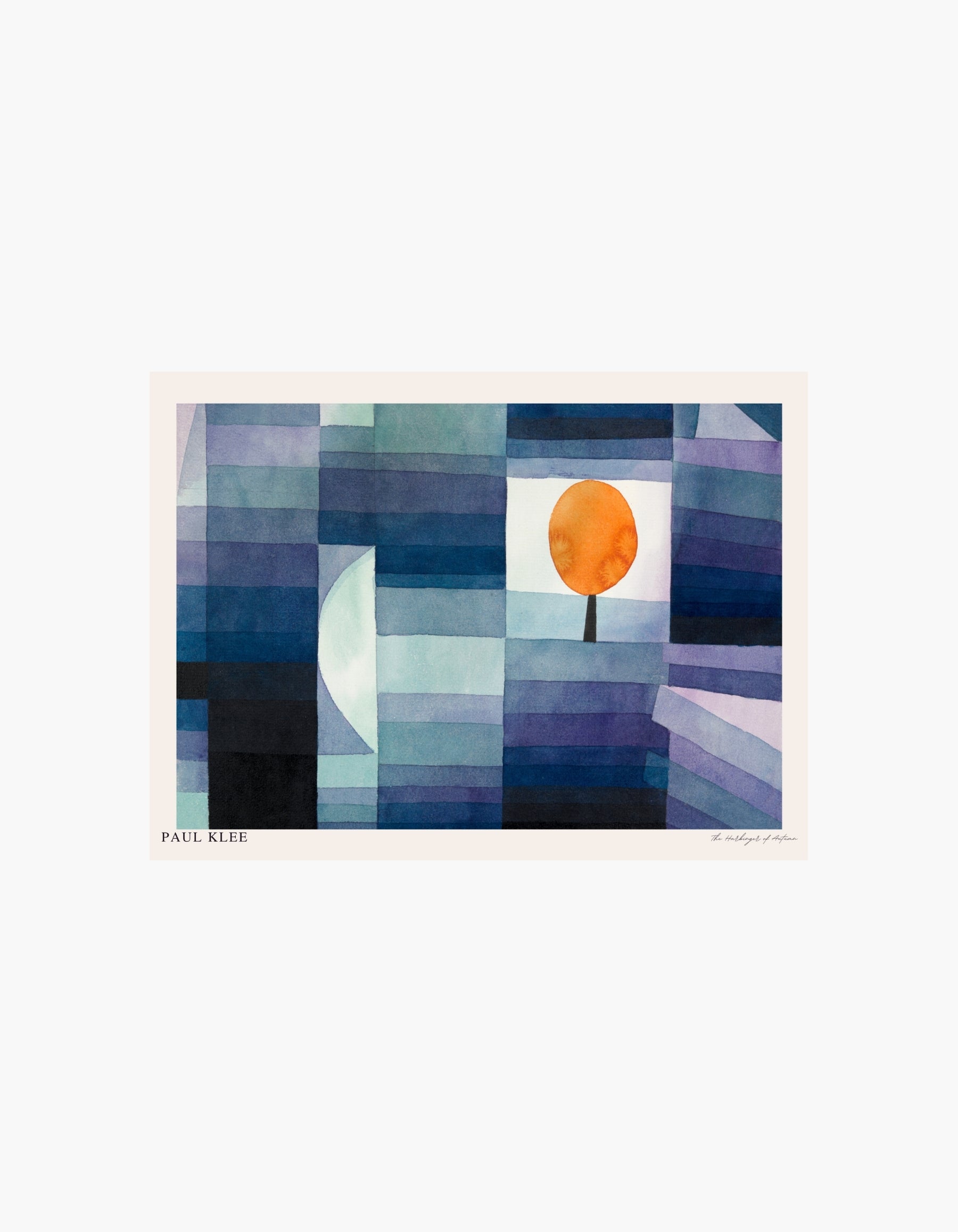 Paul Klee The Harbinger of Autumn Plakat