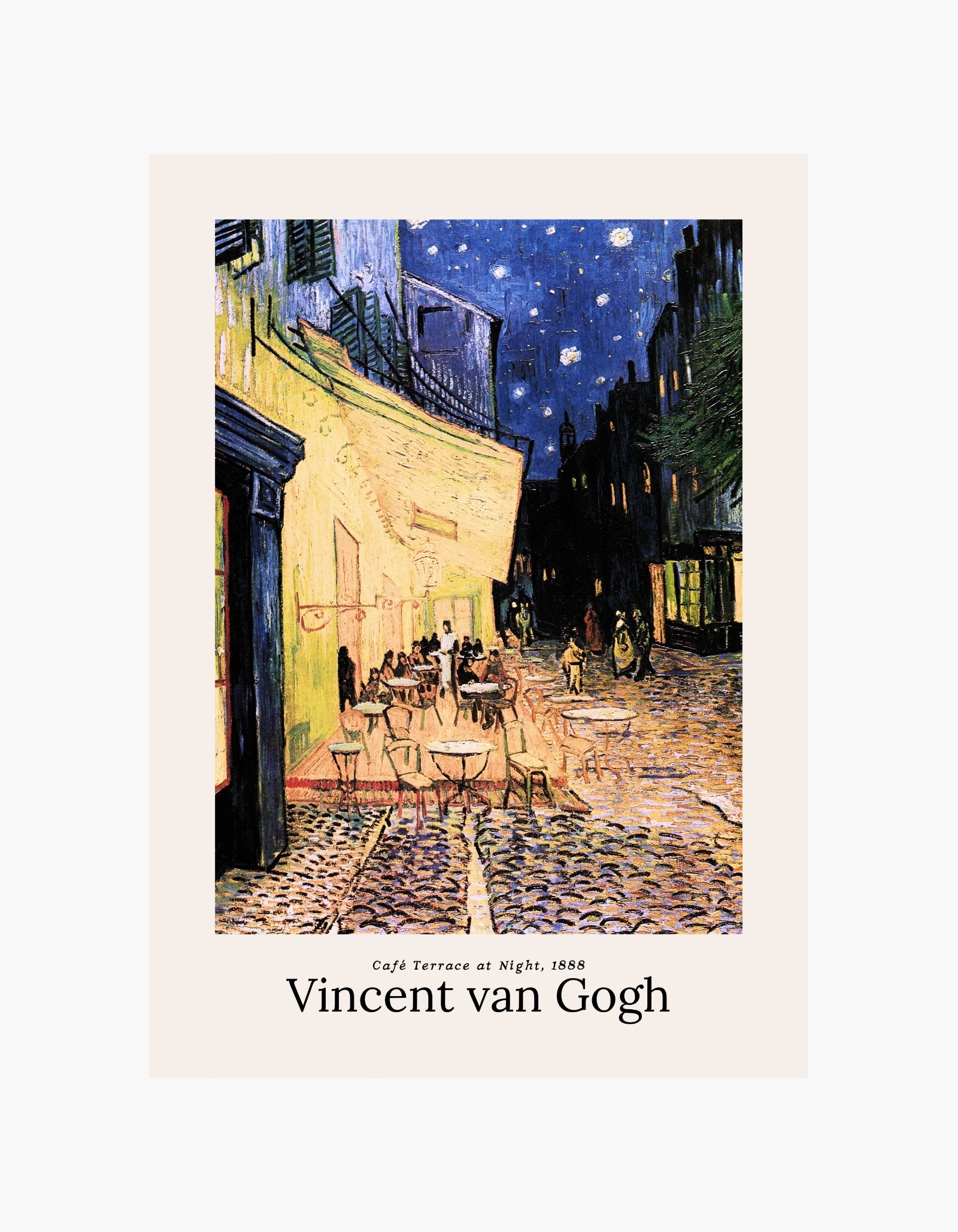 Van Gogh Café Terrace at Night Plakat