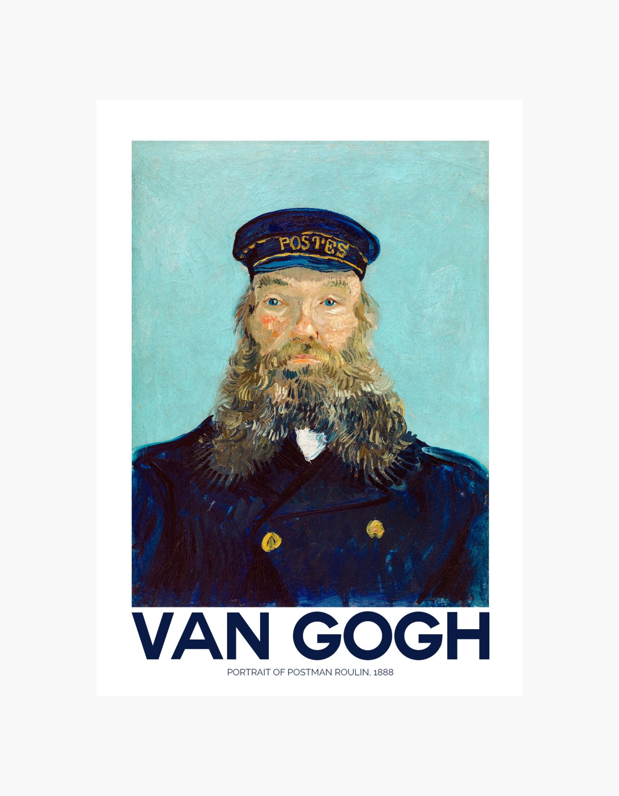 Van Gogh Portræt af postbud Roulin Plakat
