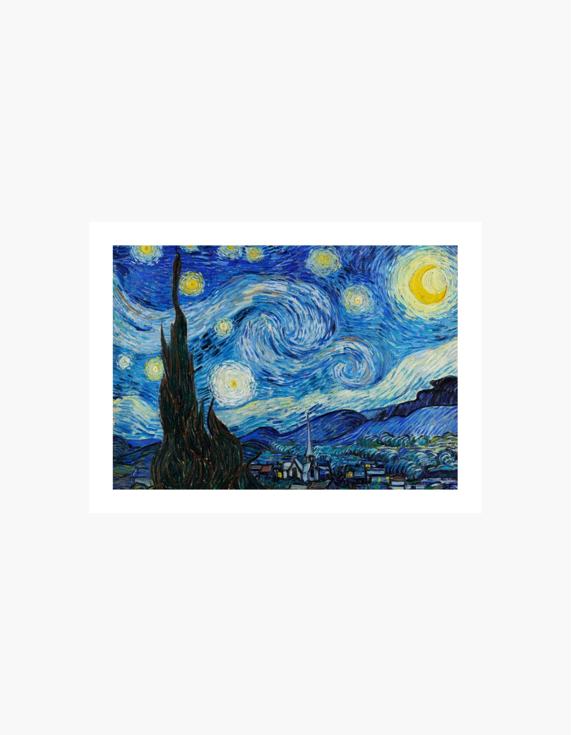 Van Gogh Den stjerneklare nat plakat