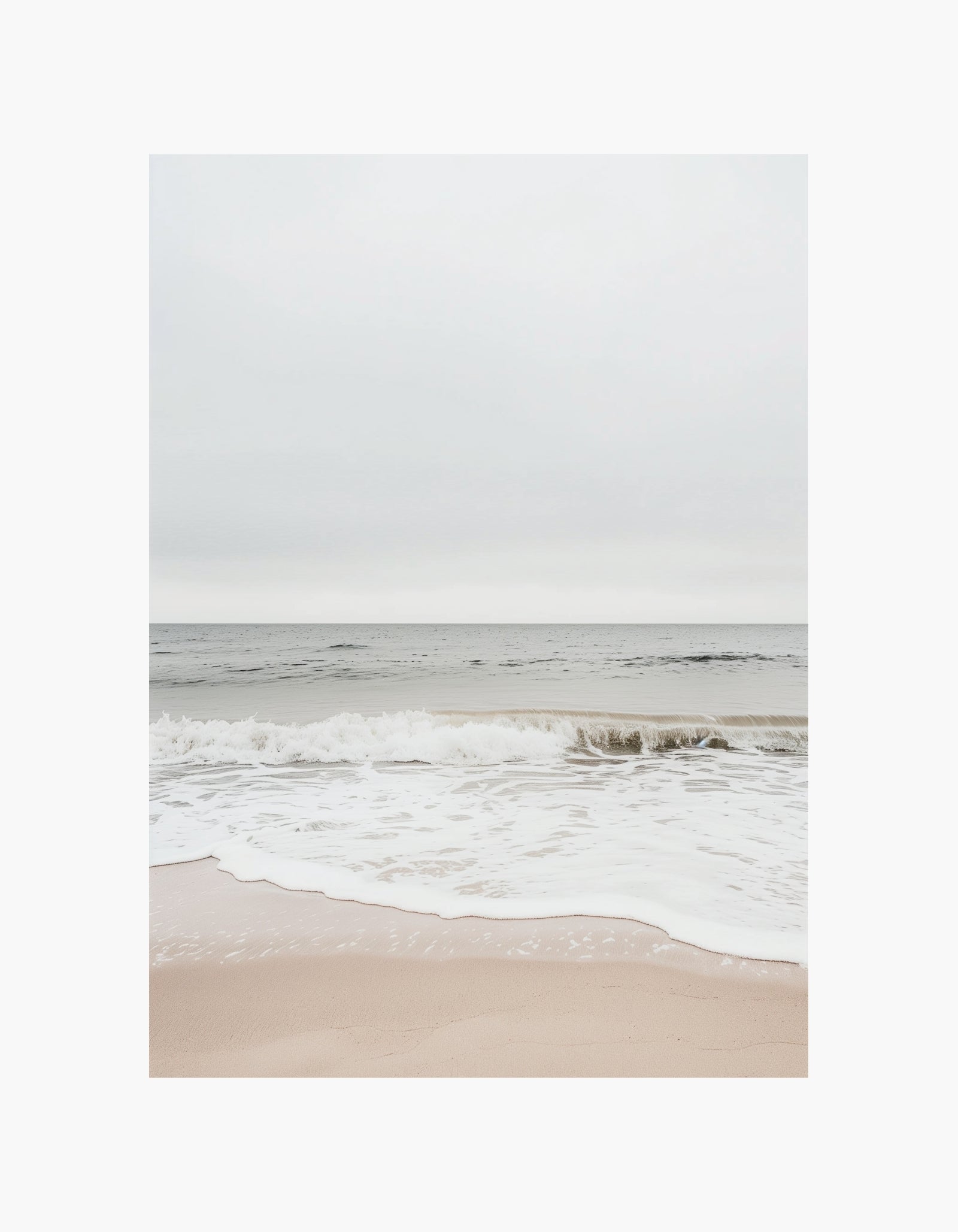 Plakat med rolig strand