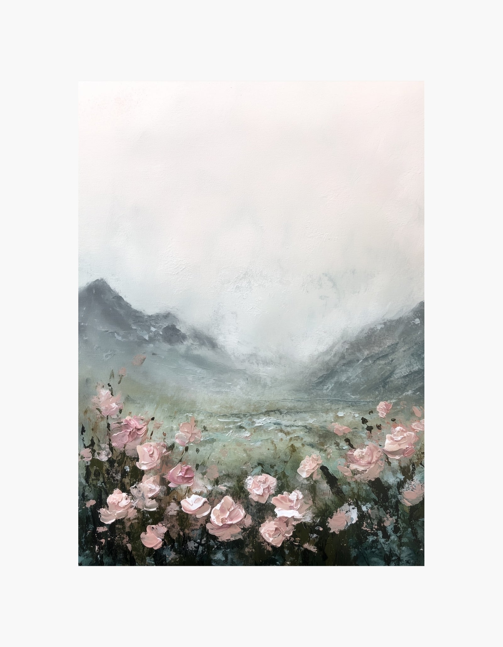 Blush Mountain Bloom Plakat
