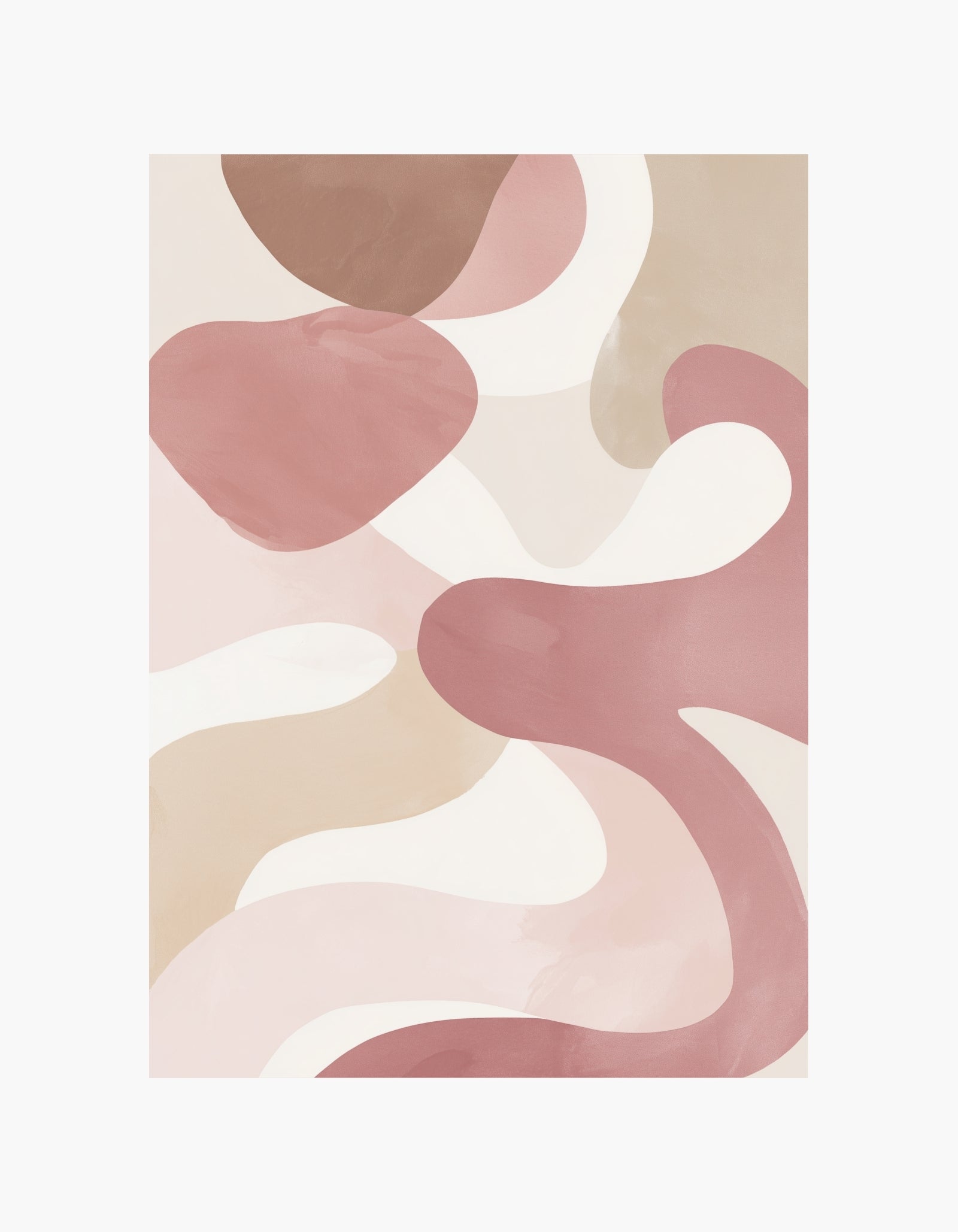 Blush Flow Abstract No.1 Plakat