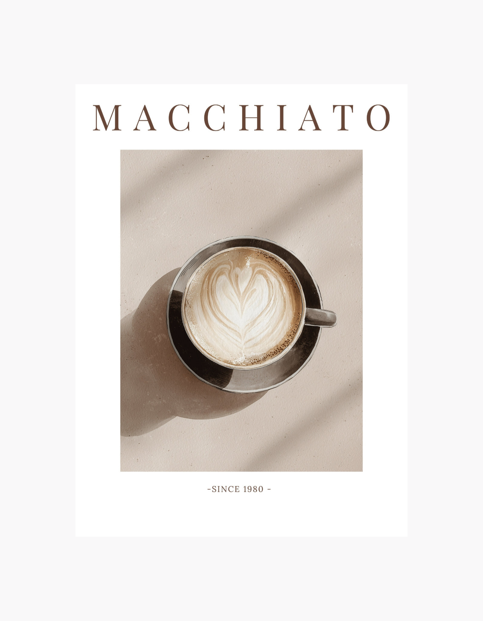Macchiato-plakat