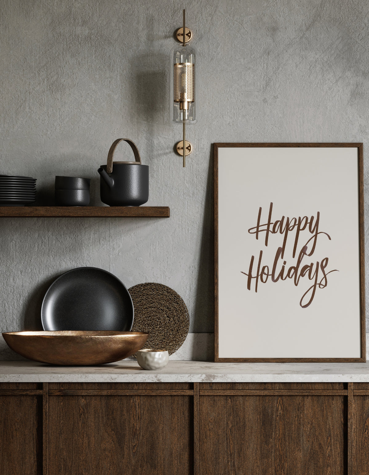 Glædelig jul-plakat