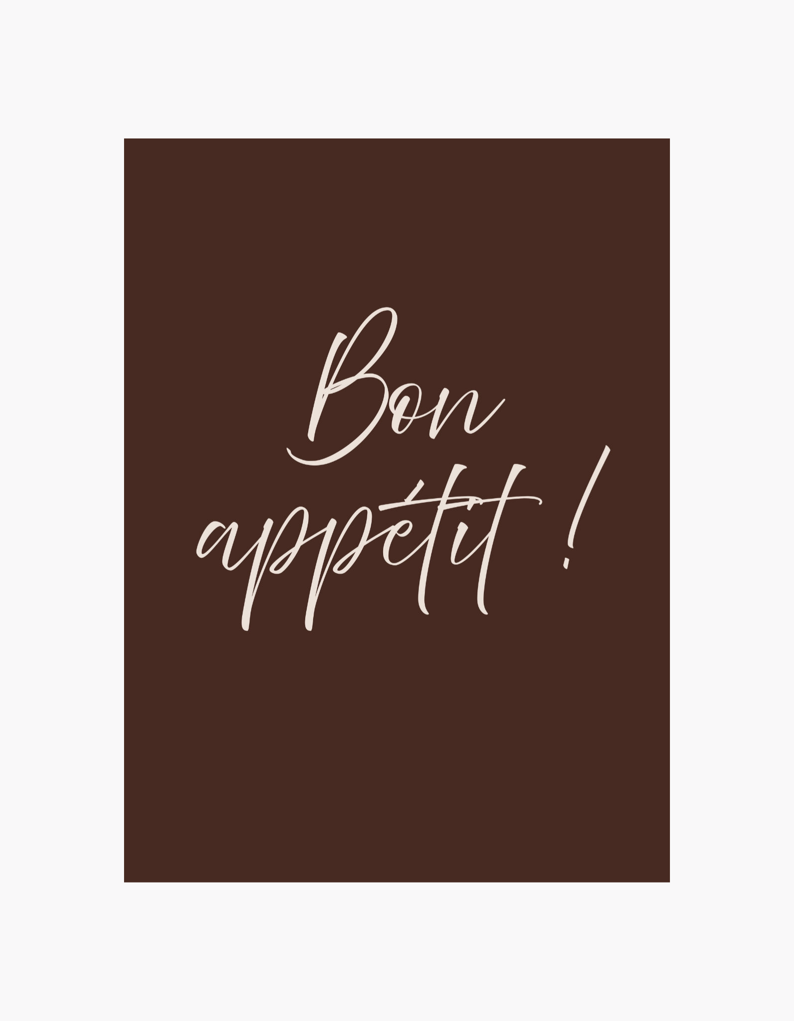 Bon Appétit-plakat