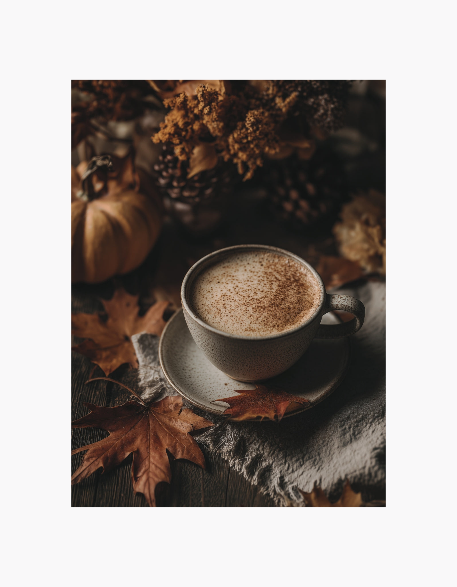 Plakat med efterårslatte