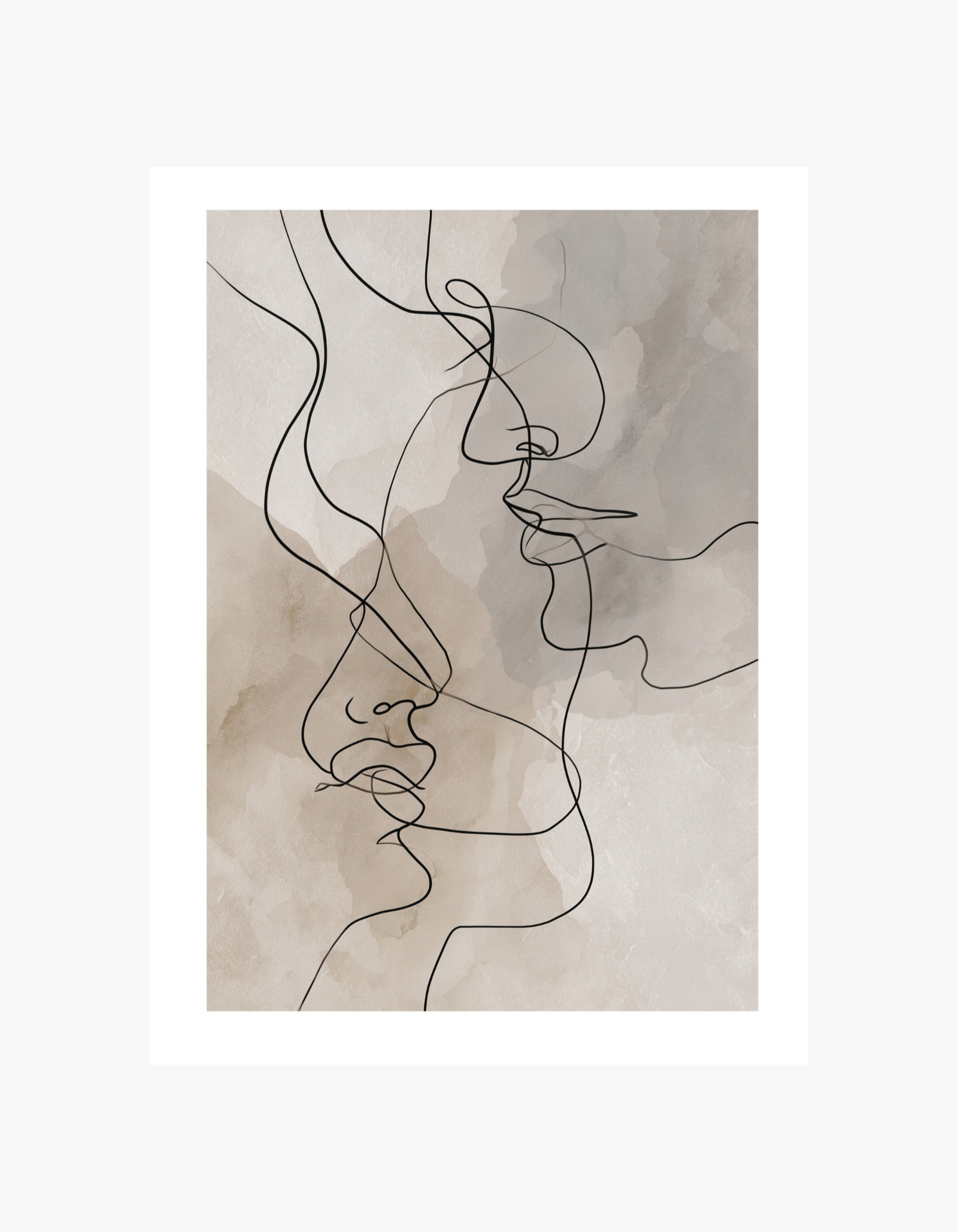 Abstrakt par-plakat
