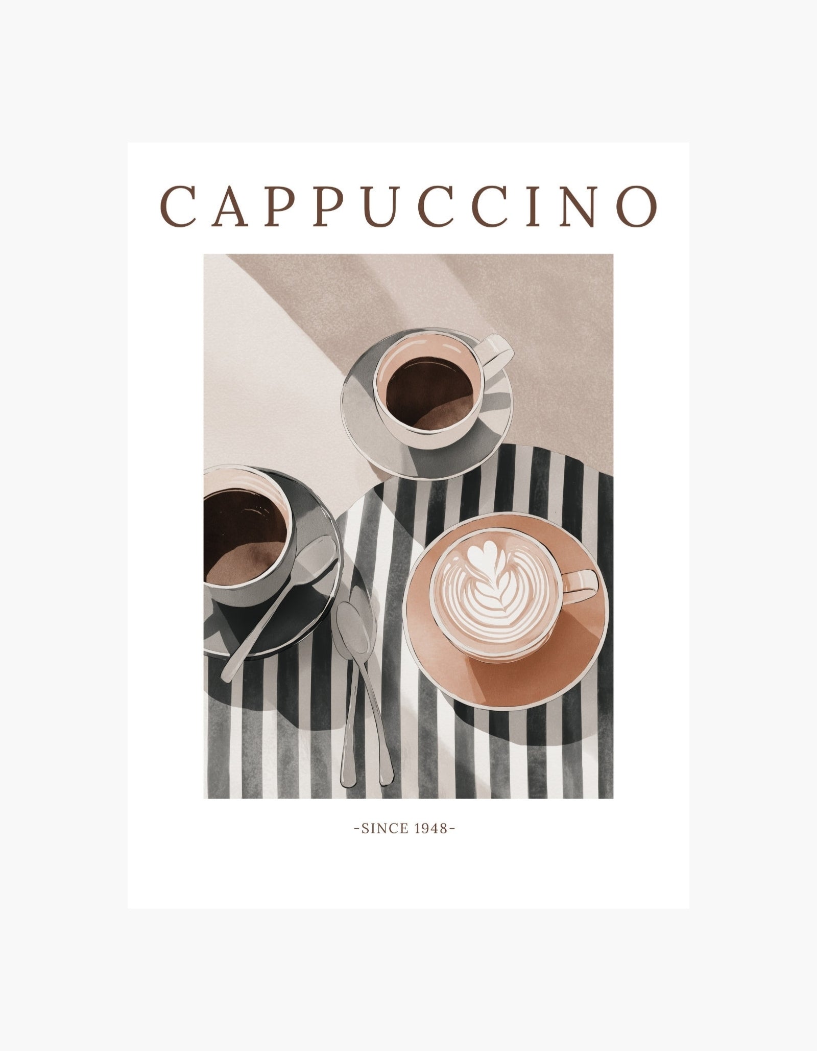 Cappuccino-plakat