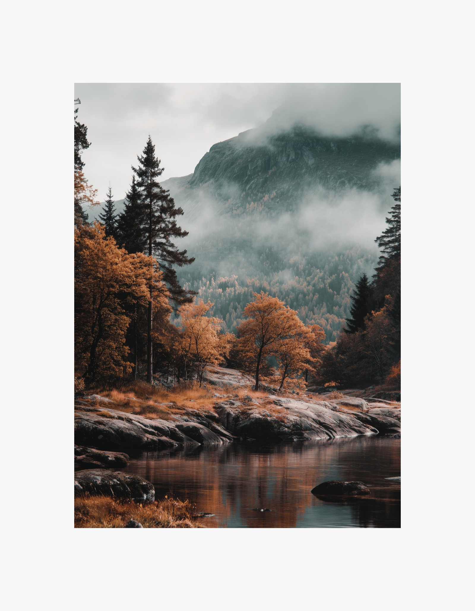Mountain Lake Plakat