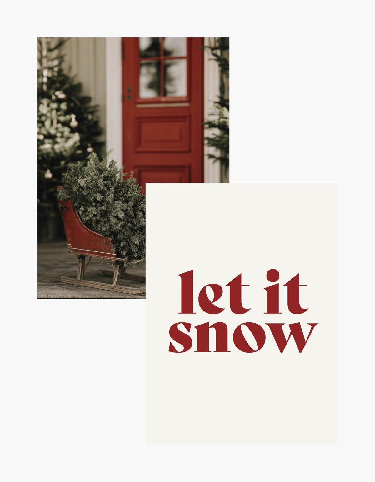 Let It Snow Posterpaket