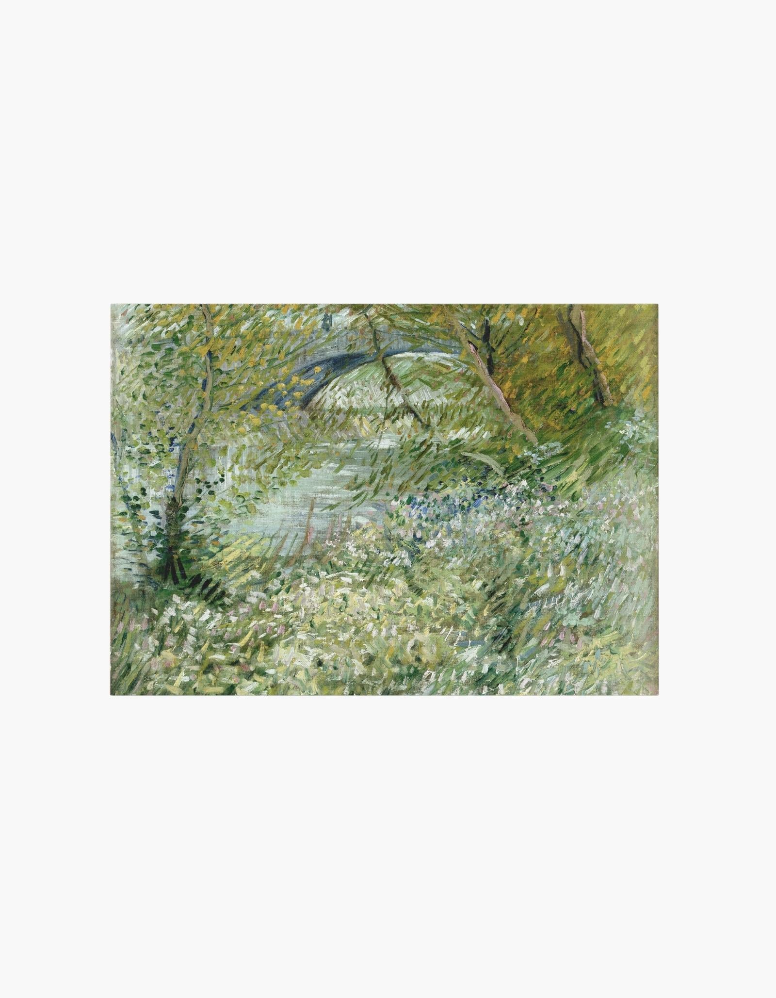 The Japanese Footbridge Canvas by Claude Monet