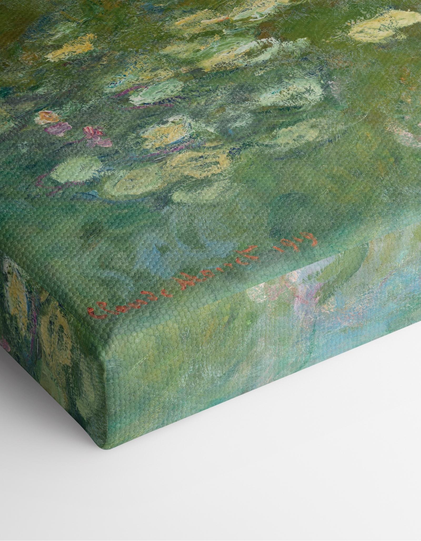 Water Lilies Canvas by Claude Monet