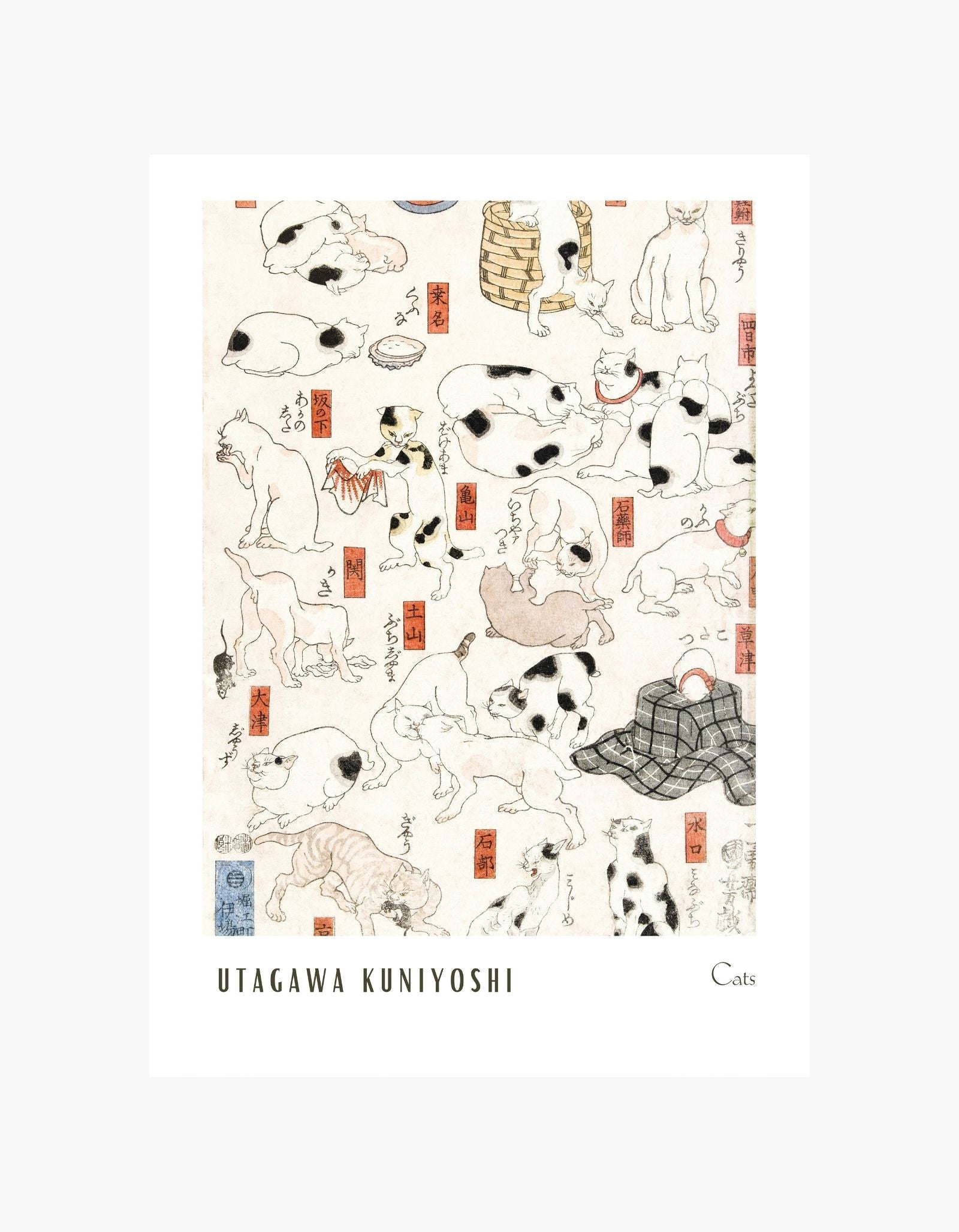 Utagawa Kuniyoshi katteplakat