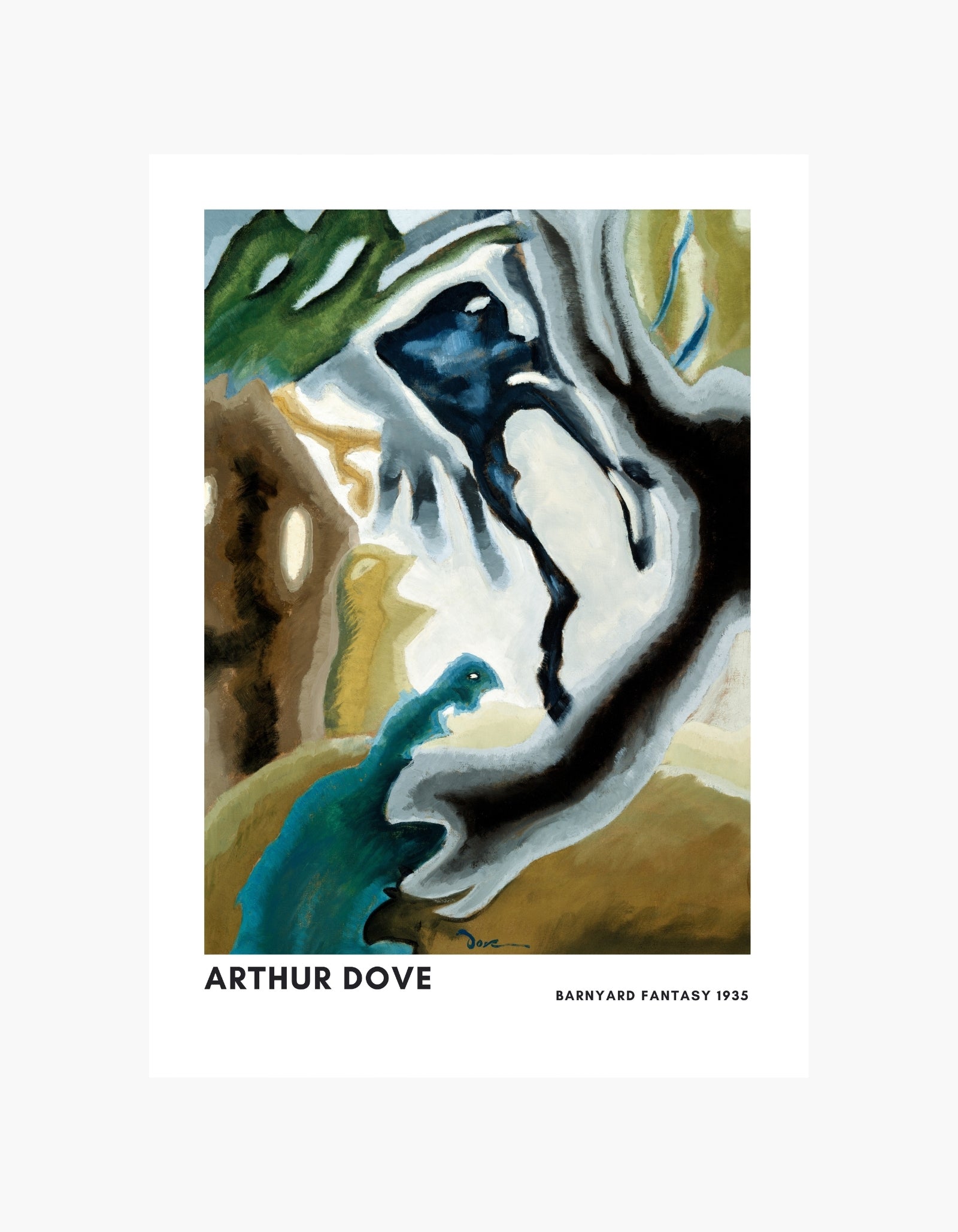 Arthur Dove Barnyard Fantasy-plakat
