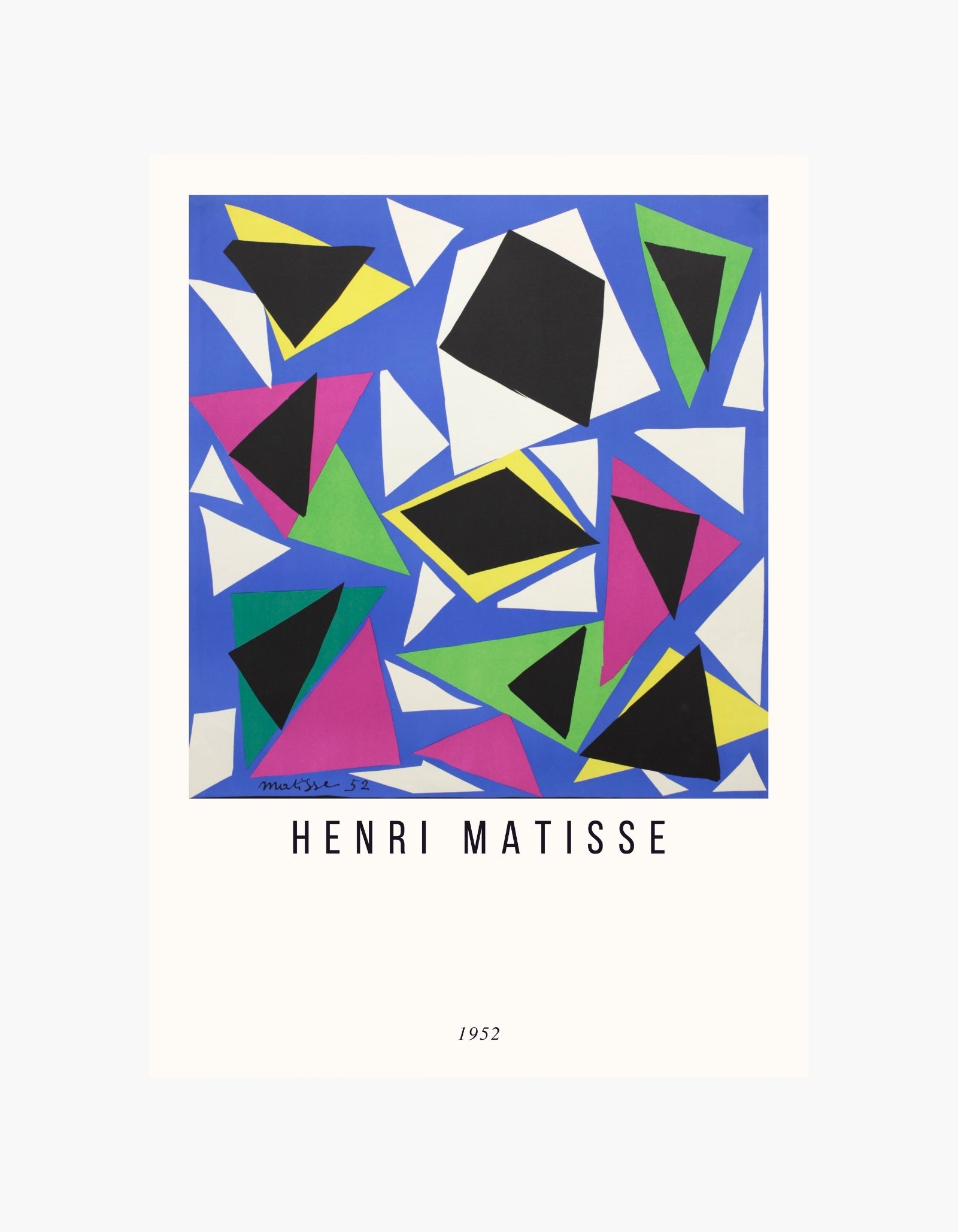 Henri Matisse Gouaches Découpées Plakat