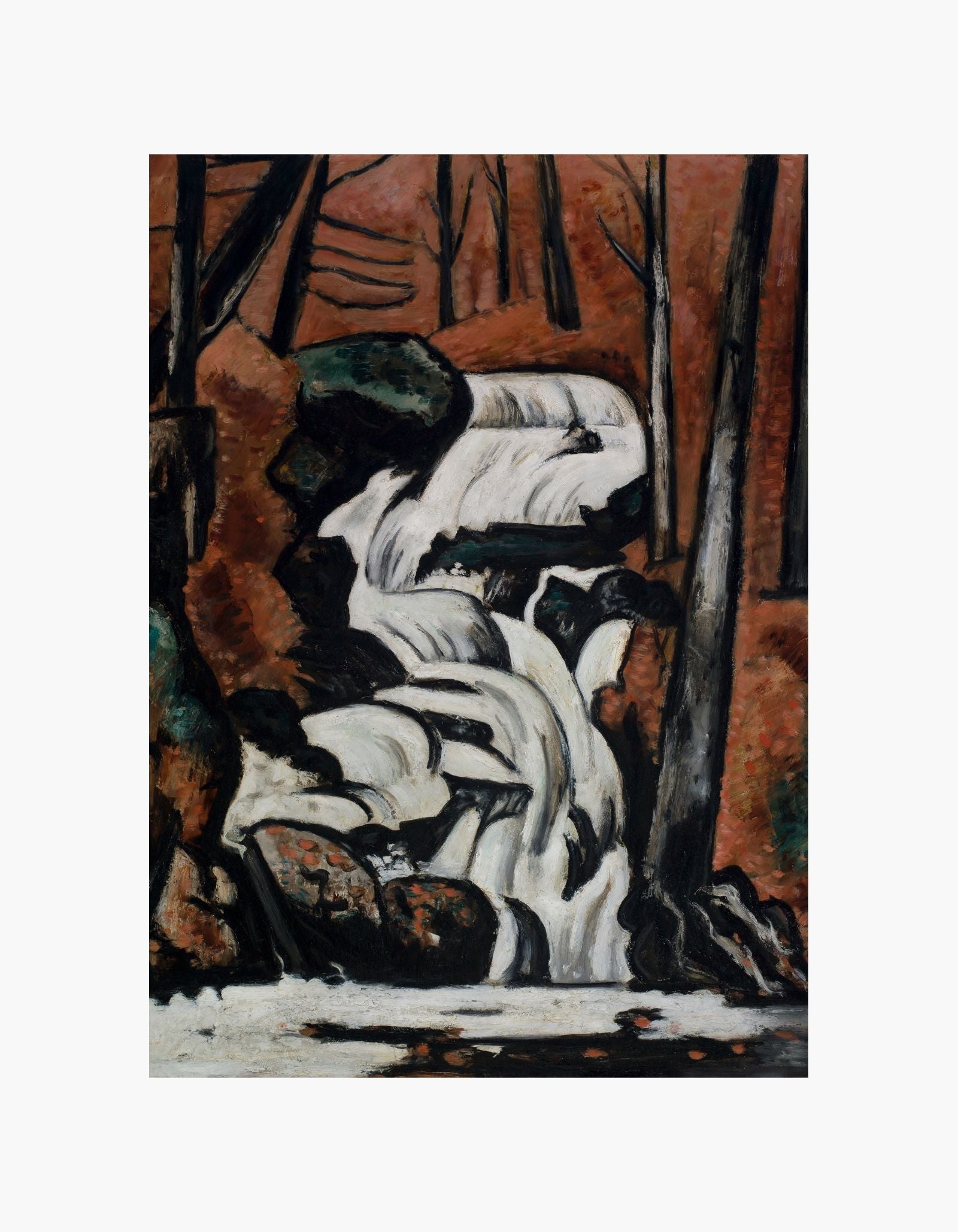 Marsden Hartley Melting Brook Falls Plakat