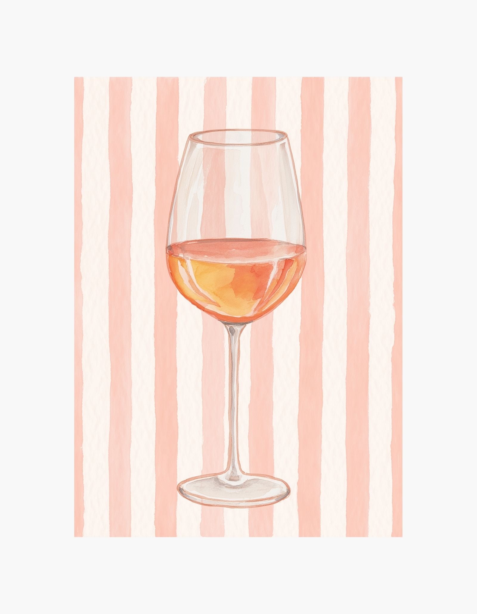 Plakat med rosévin