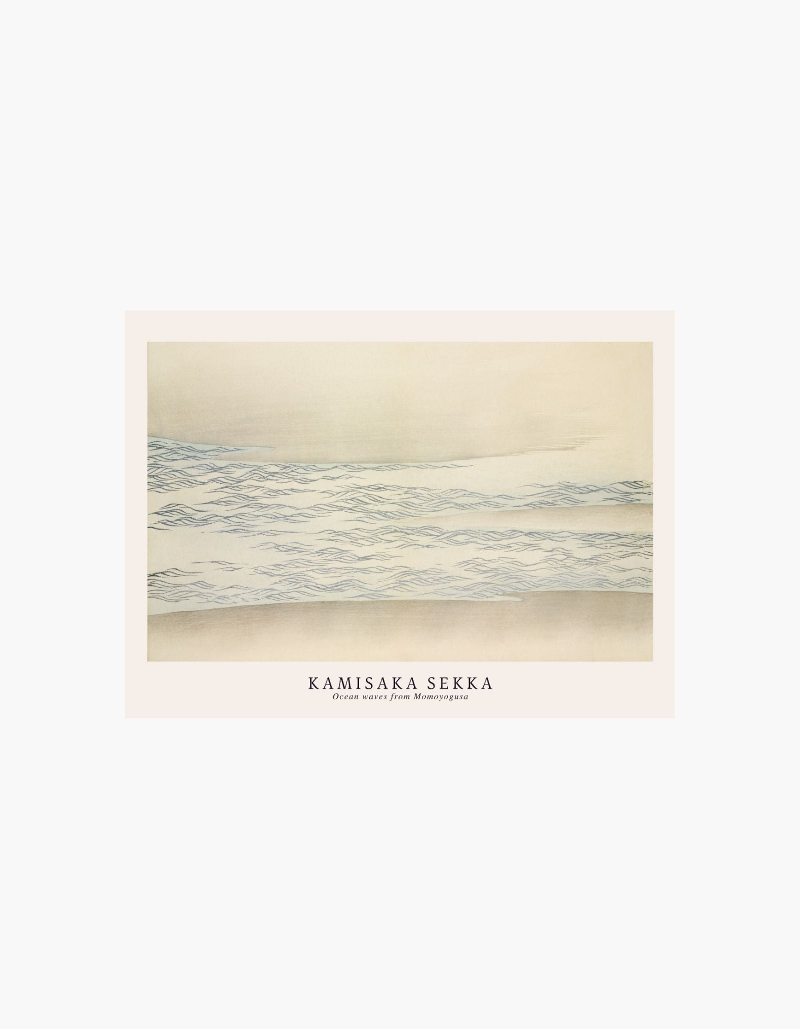 Kamisaka Sekka Ocean Waves Plakat