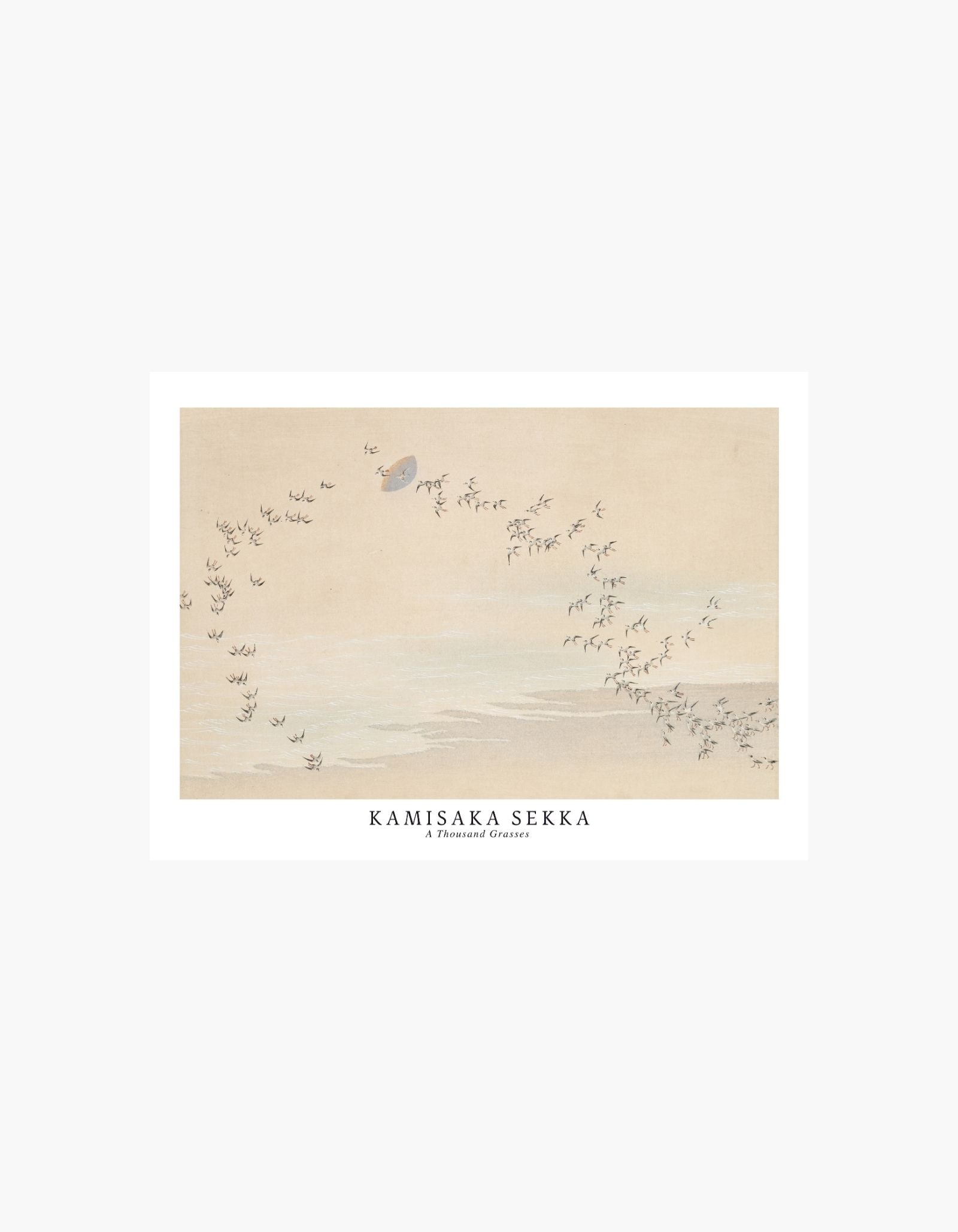 Kamisaka Sekka A Thousand Grasses Plakat