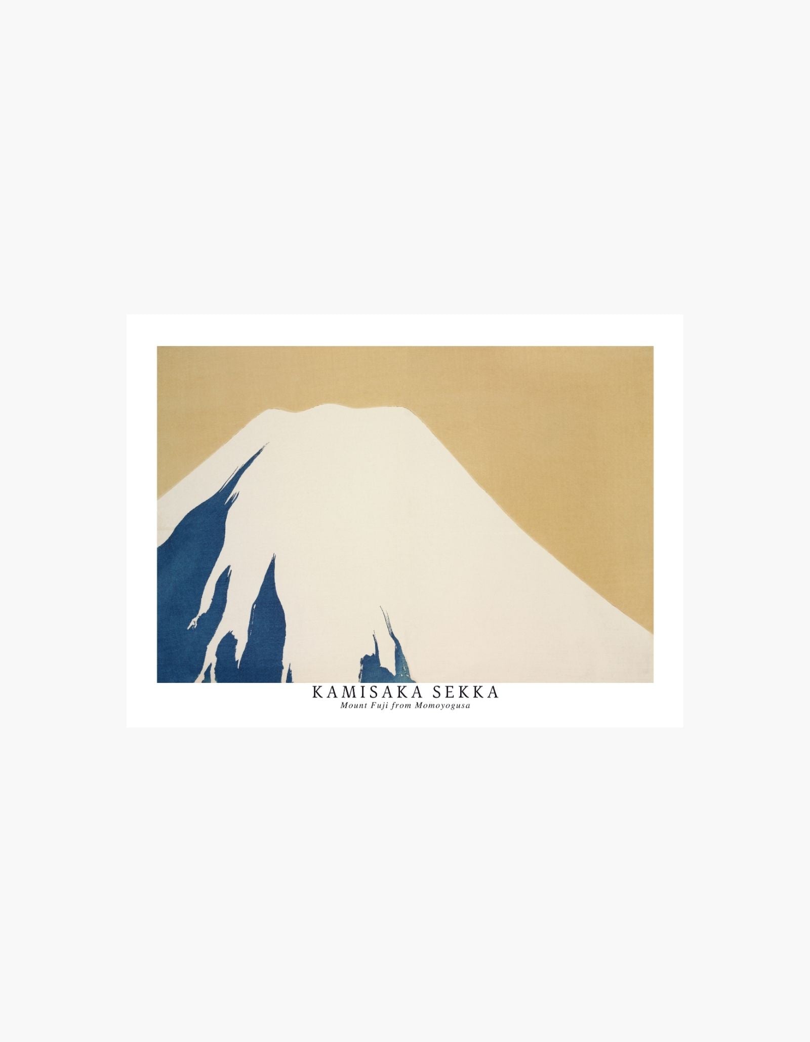 Kamisaka Sekka Fuji-bjerget fra Momoyogusa-plakaten