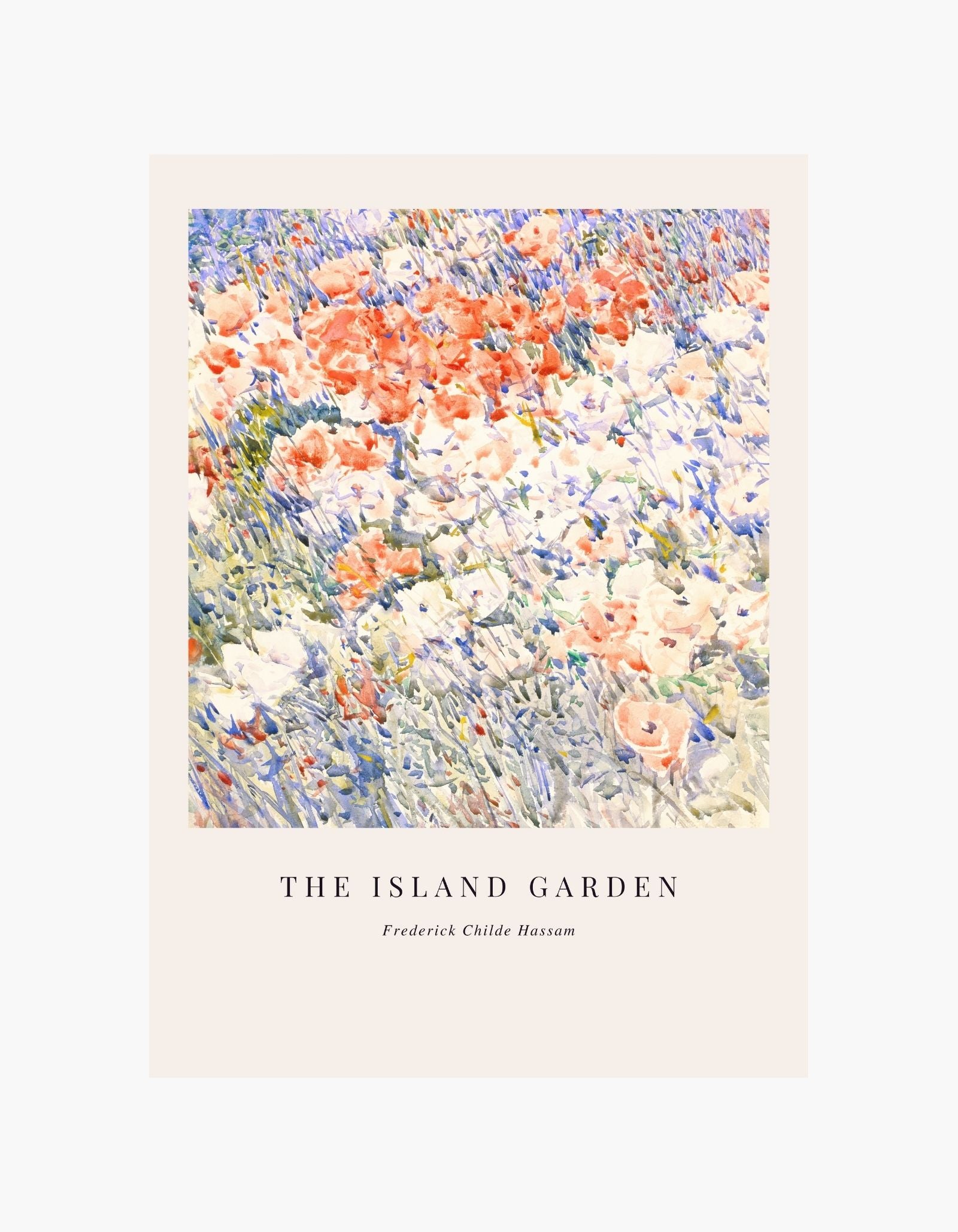 Frederick Childe Hassam The Island Garden Plakat