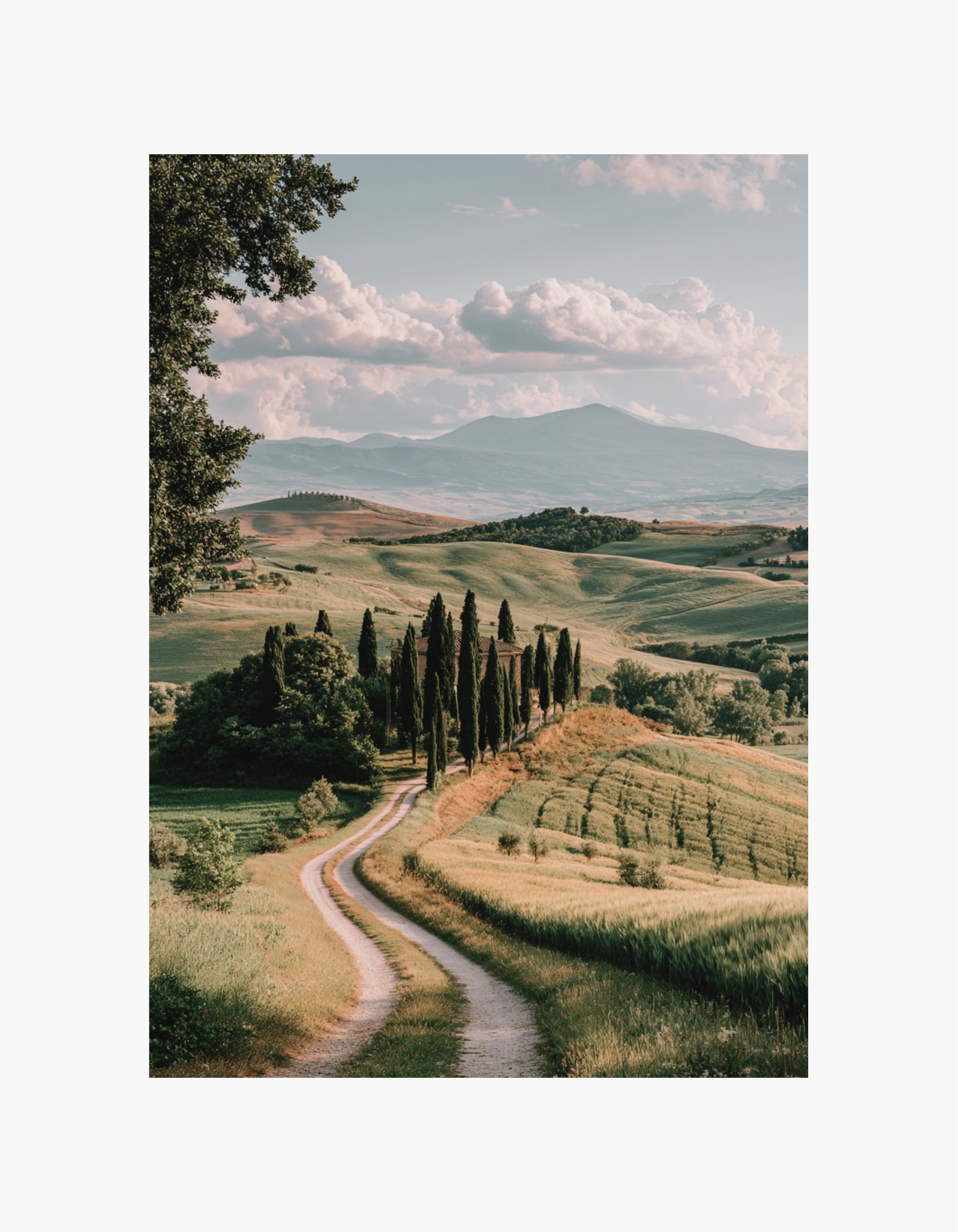 Tuscany Landscape Poster
