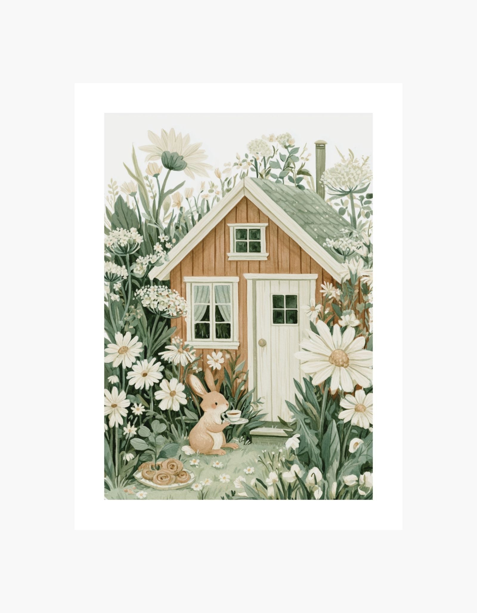 Woodland Bunny Poster