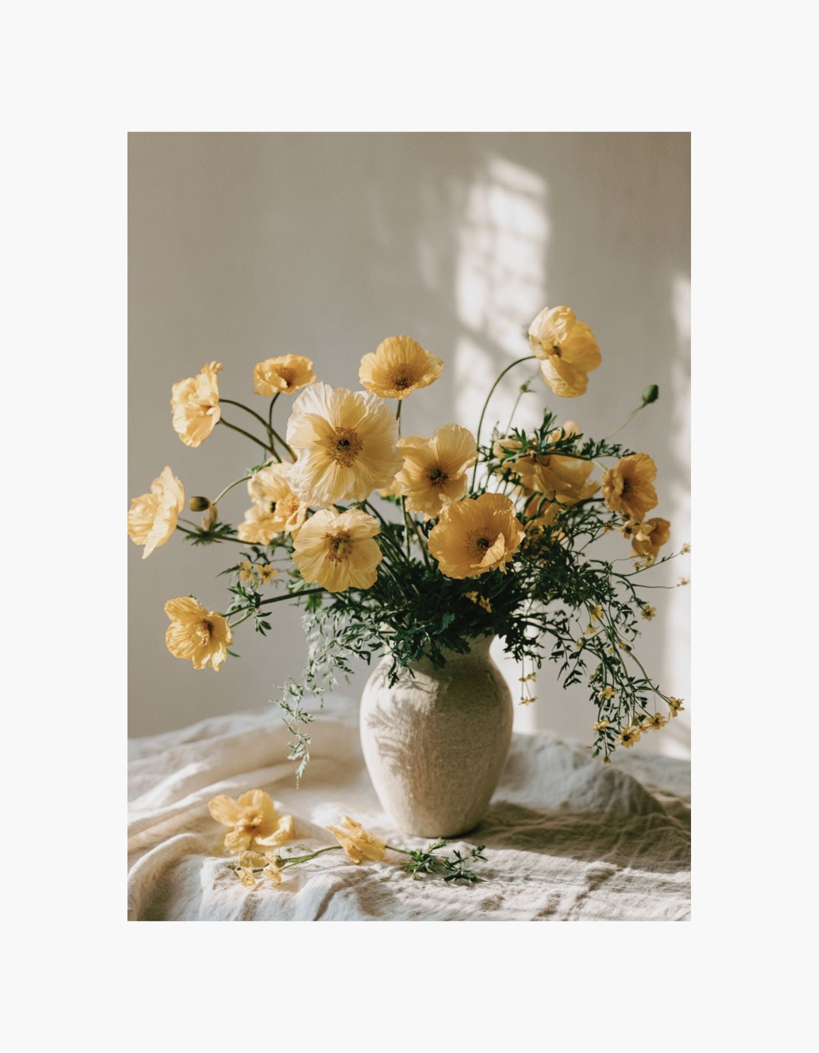 Golden Poppy Poster