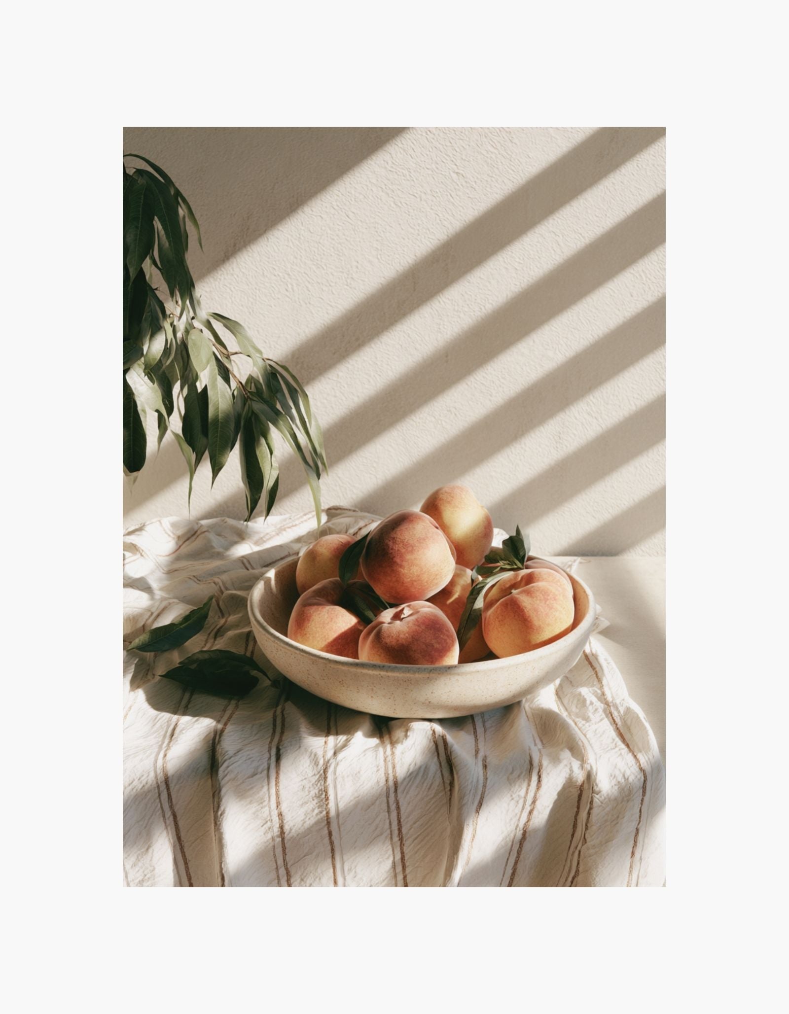Morning Peaches Poster