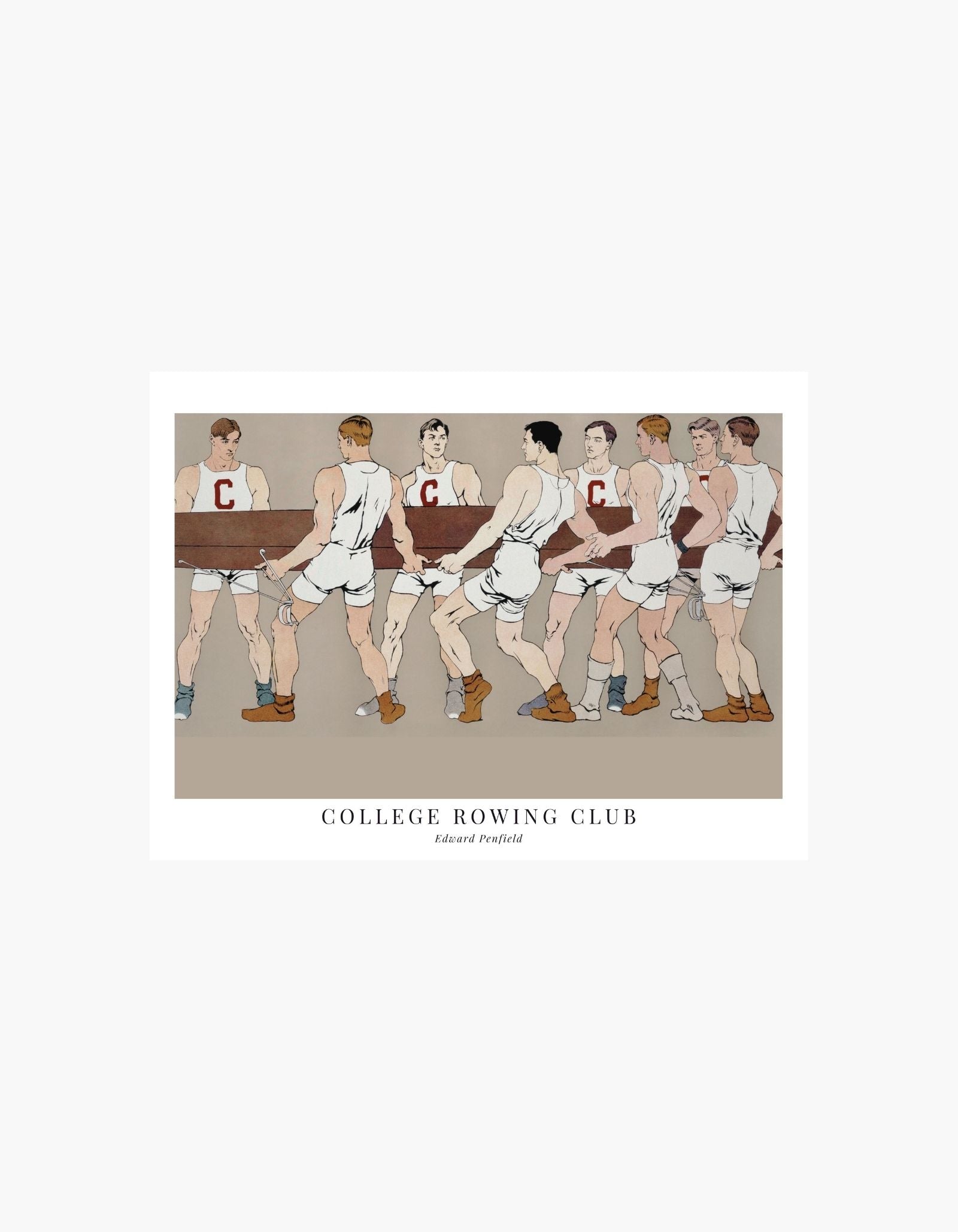 College Rowing Club Poster