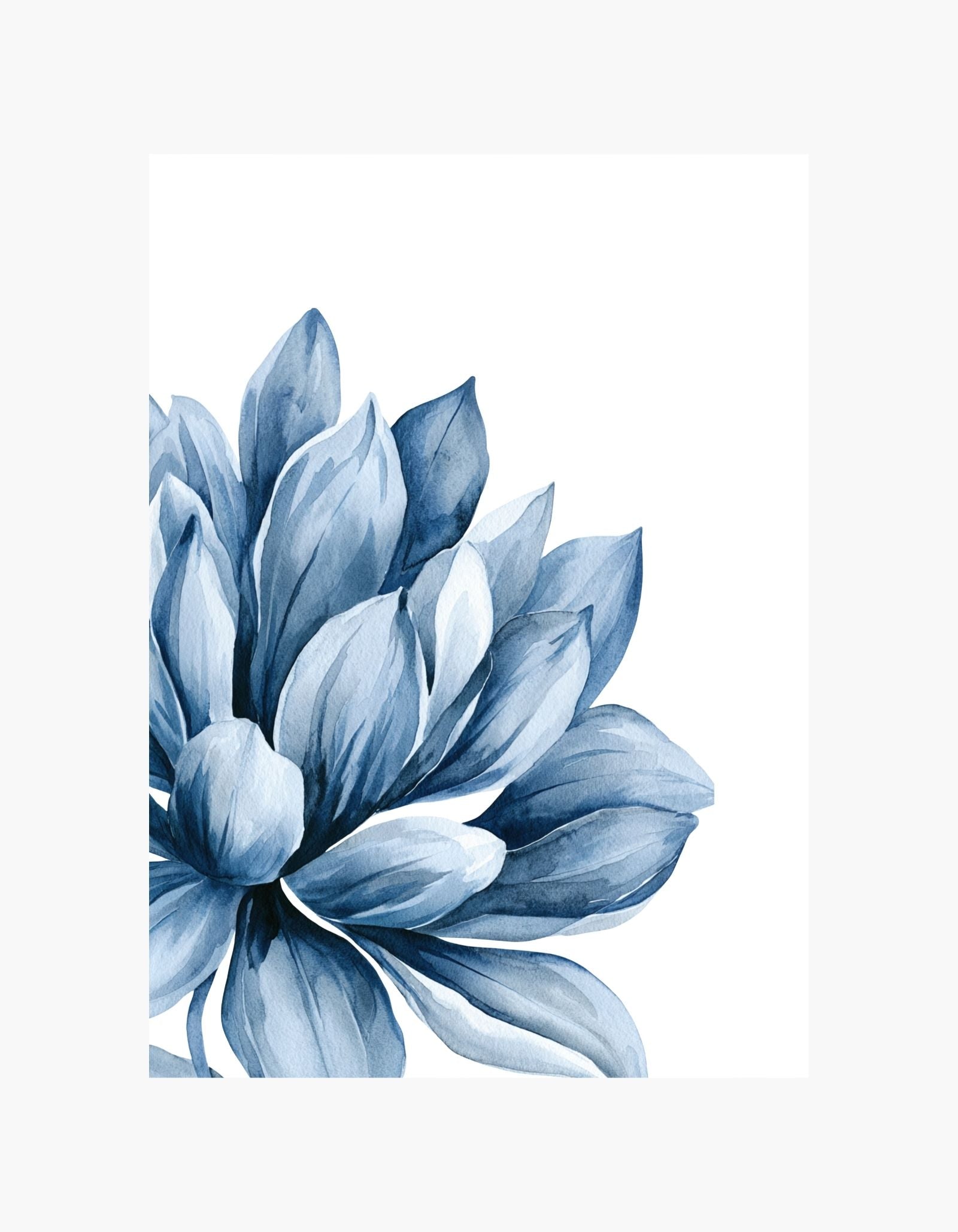 Blue Bloom Poster
