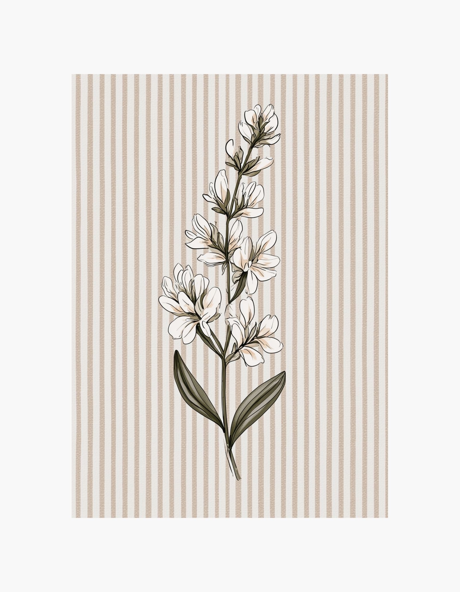 White Blossom Branch No. 2 Poster