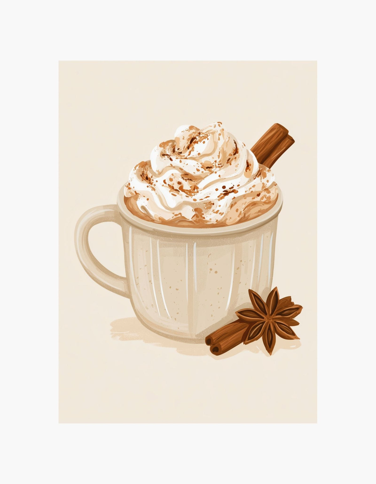 Cinnamon Latte Poster