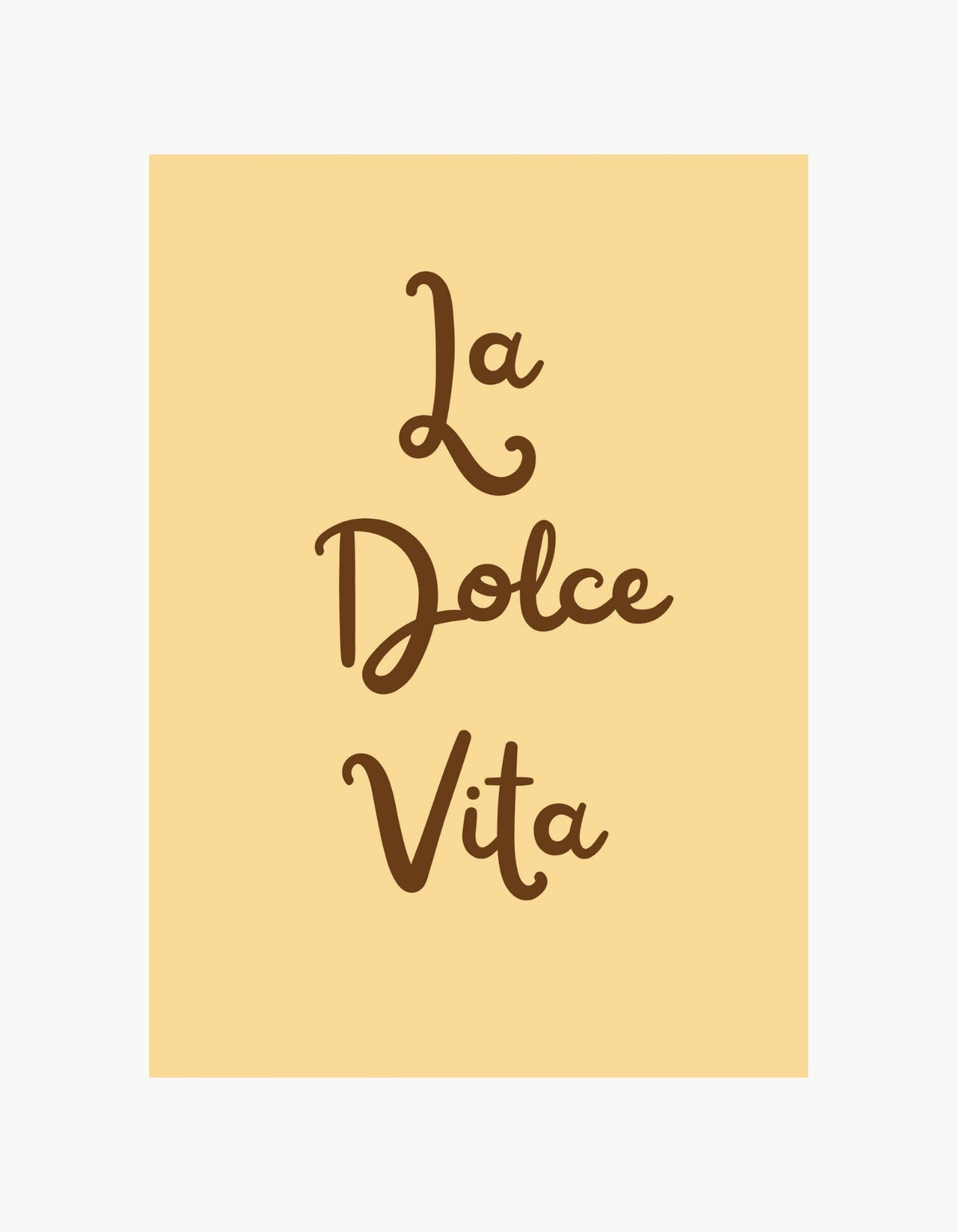 La Dolce Vita Poster
