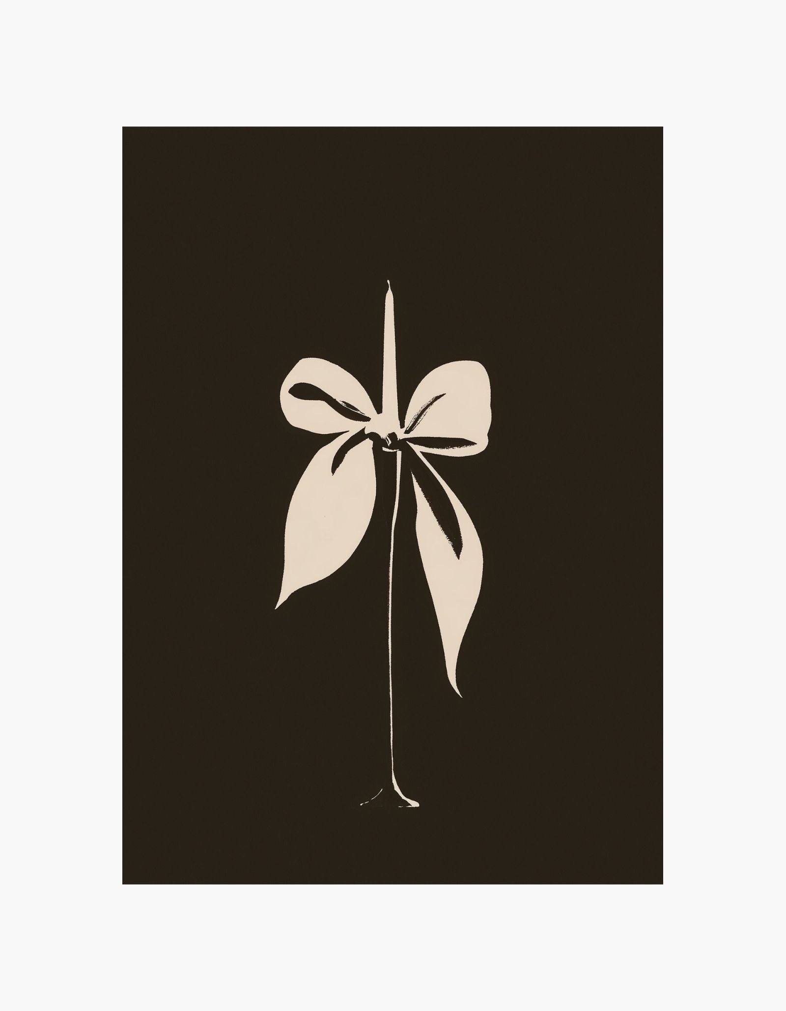 Ribbon Candle Poster
